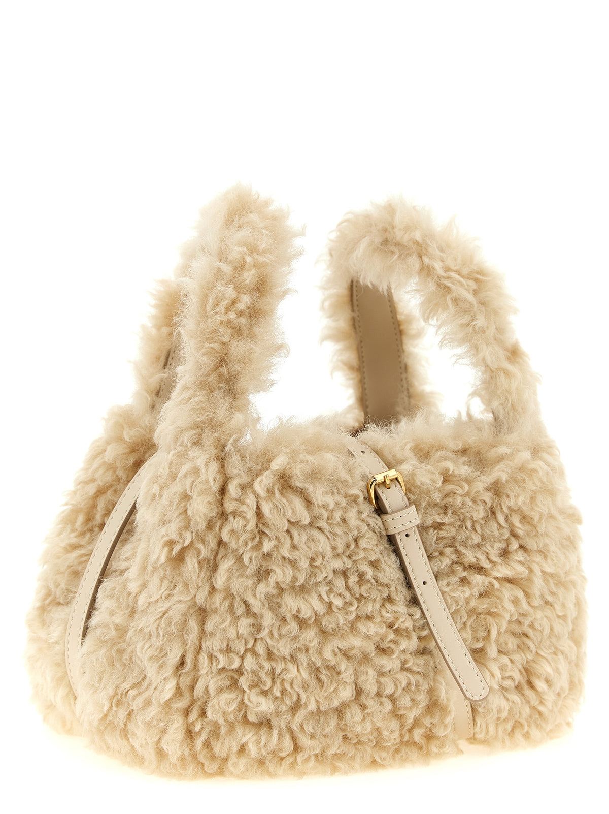 Stella Mccartney Women Shearling Logo Shoulder Bag STELLA MCCARTNEY
