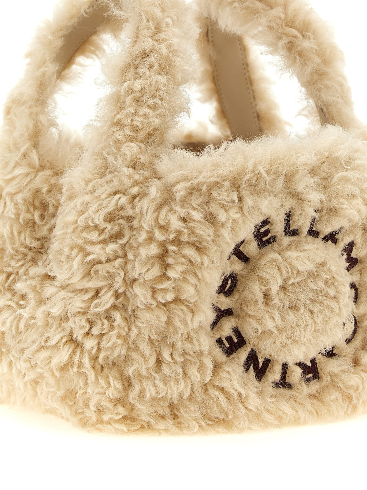 Stella Mccartney Women Shearling Logo Shoulder Bag STELLA MCCARTNEY