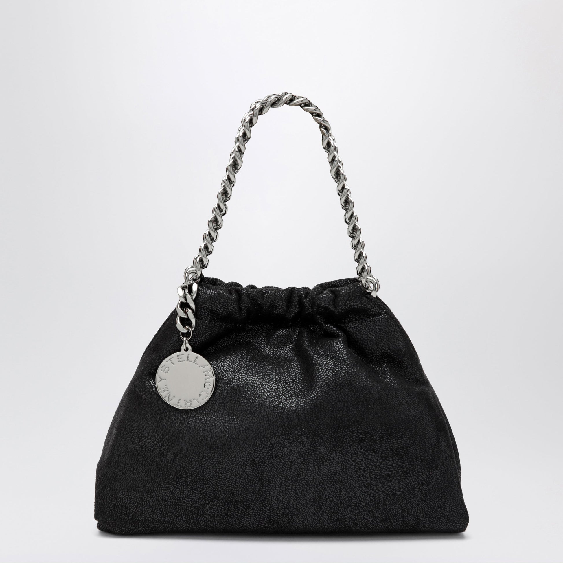 Stella Mccartney Black Falabella Mini Drawstring Shoulder Bag Women STELLA MCCARTNEY