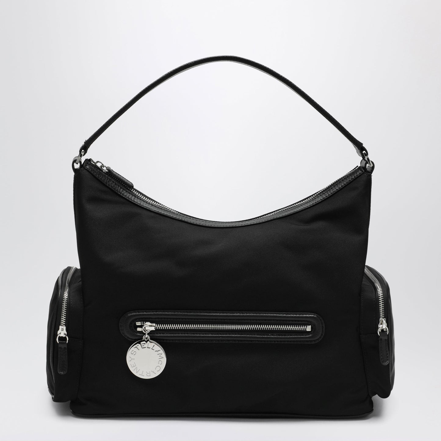 Stella Mccartney Dartmoor Shoulder Bag In Econyl, Ultra Black Women STELLA MCCARTNEY