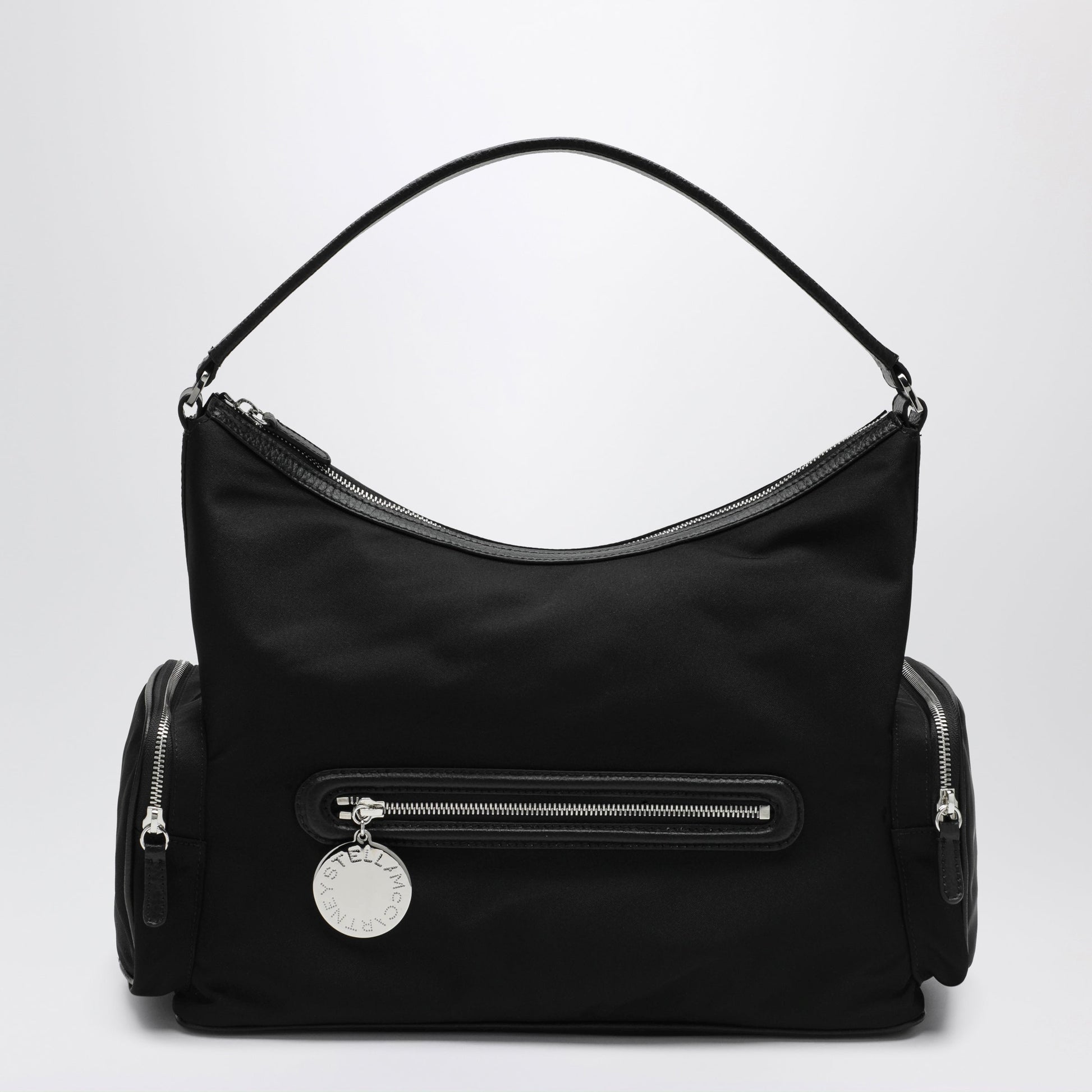Stella Mccartney Dartmoor Shoulder Bag In Econyl, Ultra Black Women STELLA MCCARTNEY