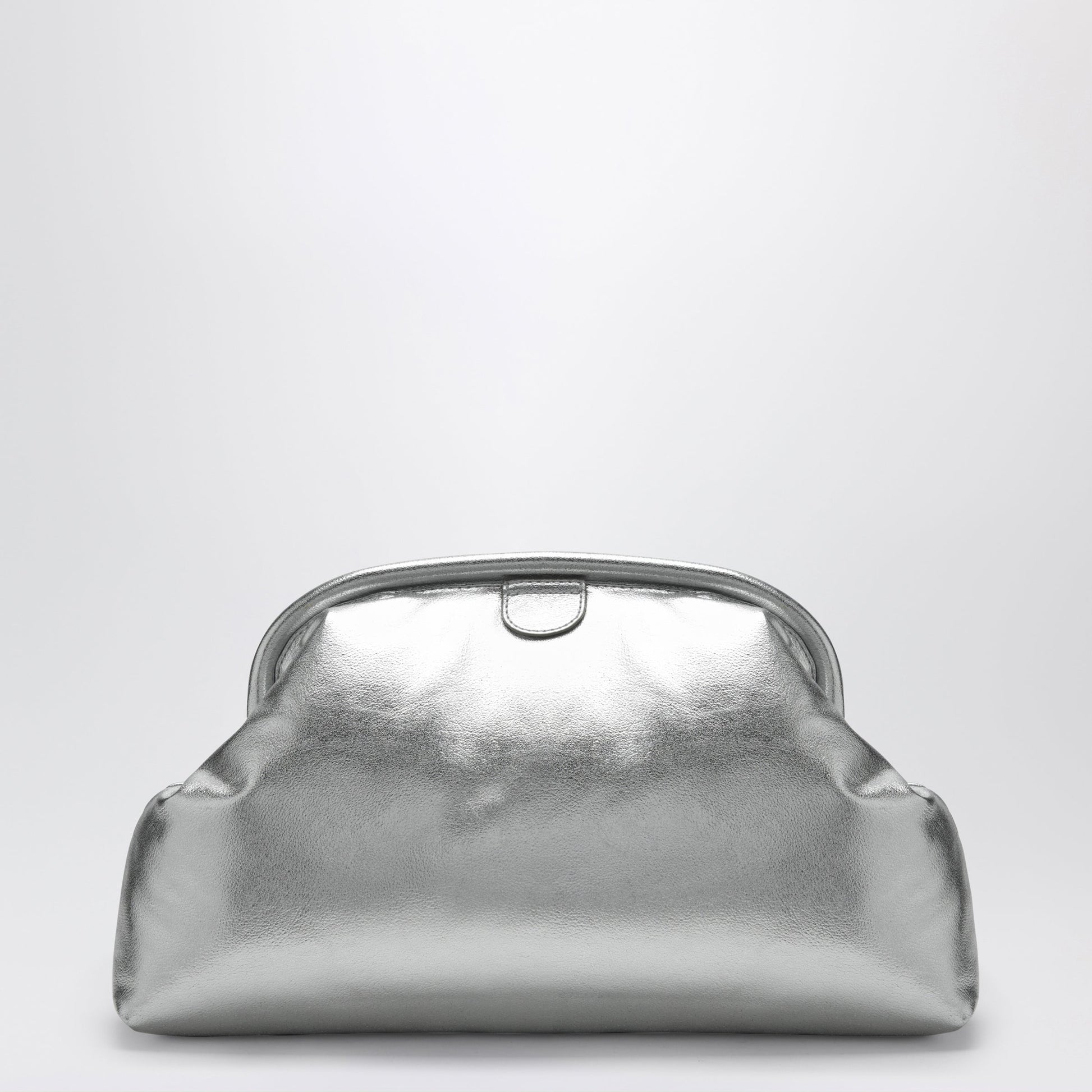 Stella Mccartney Silver Metallic Padded Falabella Clutch Women STELLA MCCARTNEY
