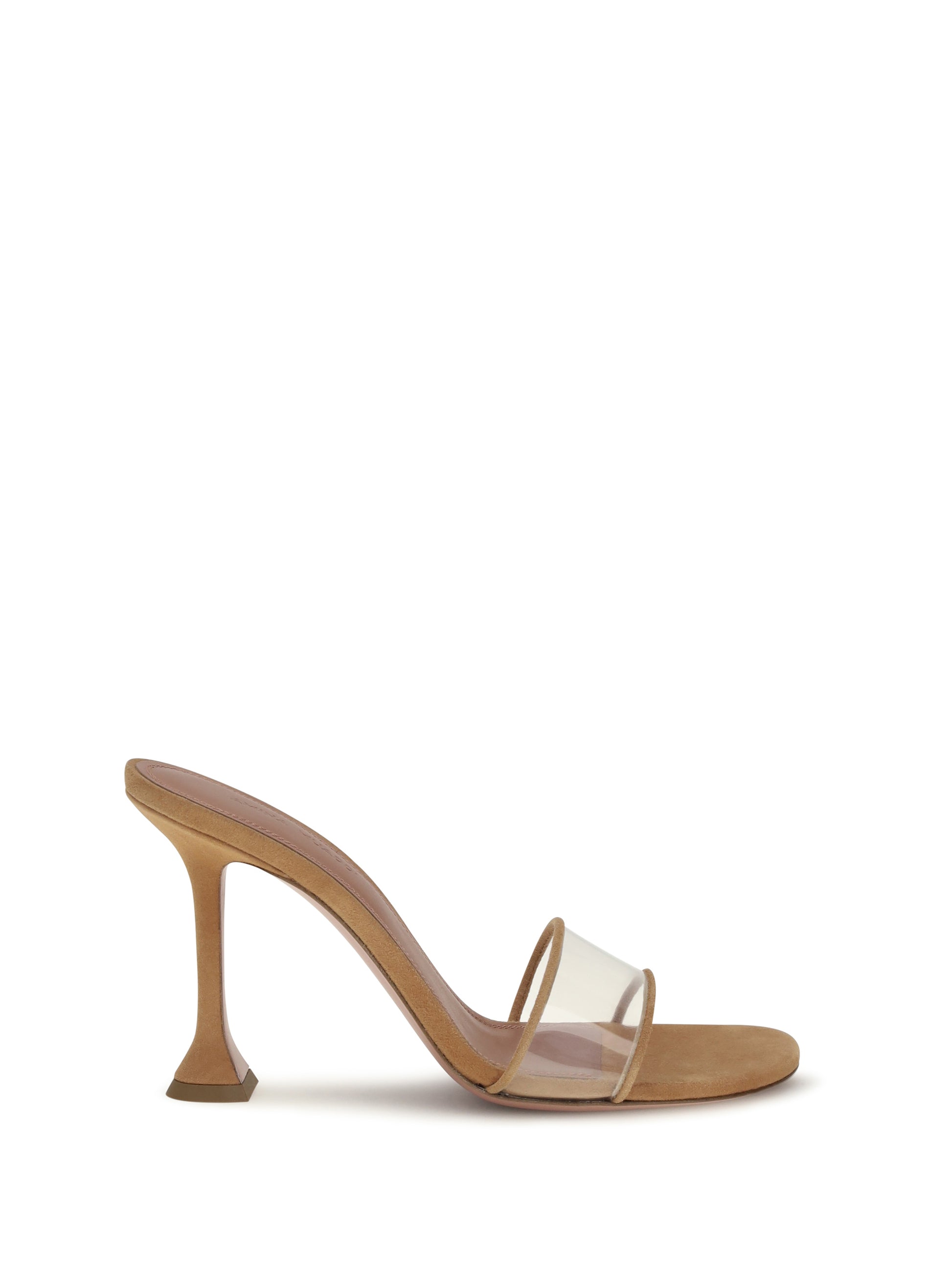 Amina Muaddi Women Andreea Glass Mule Sandals AMINA MUADDI