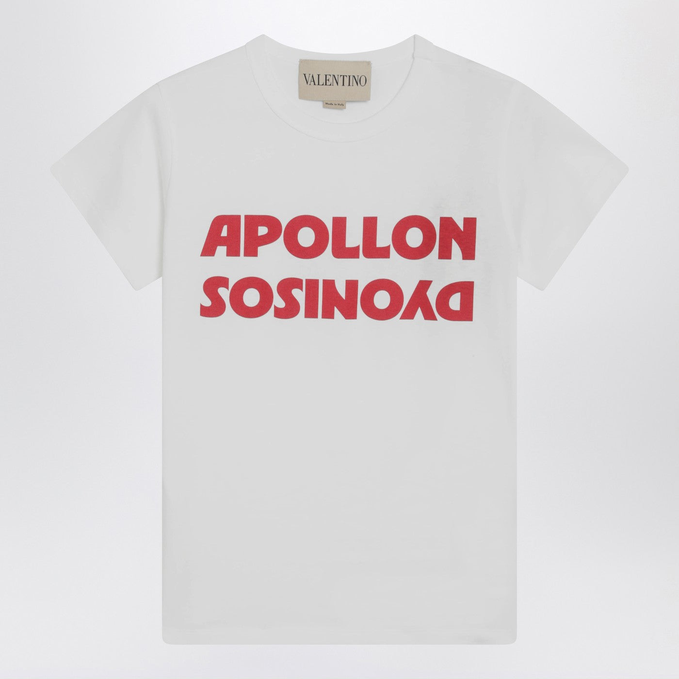 Valentino White T-Shirt With Apollon/Dionysus Print Women VALENTINO