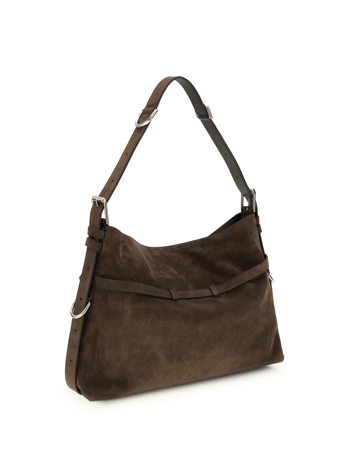 Givenchy Women Medium Voyou Shoulder Bag In Glossy Leather GIVENCHY
