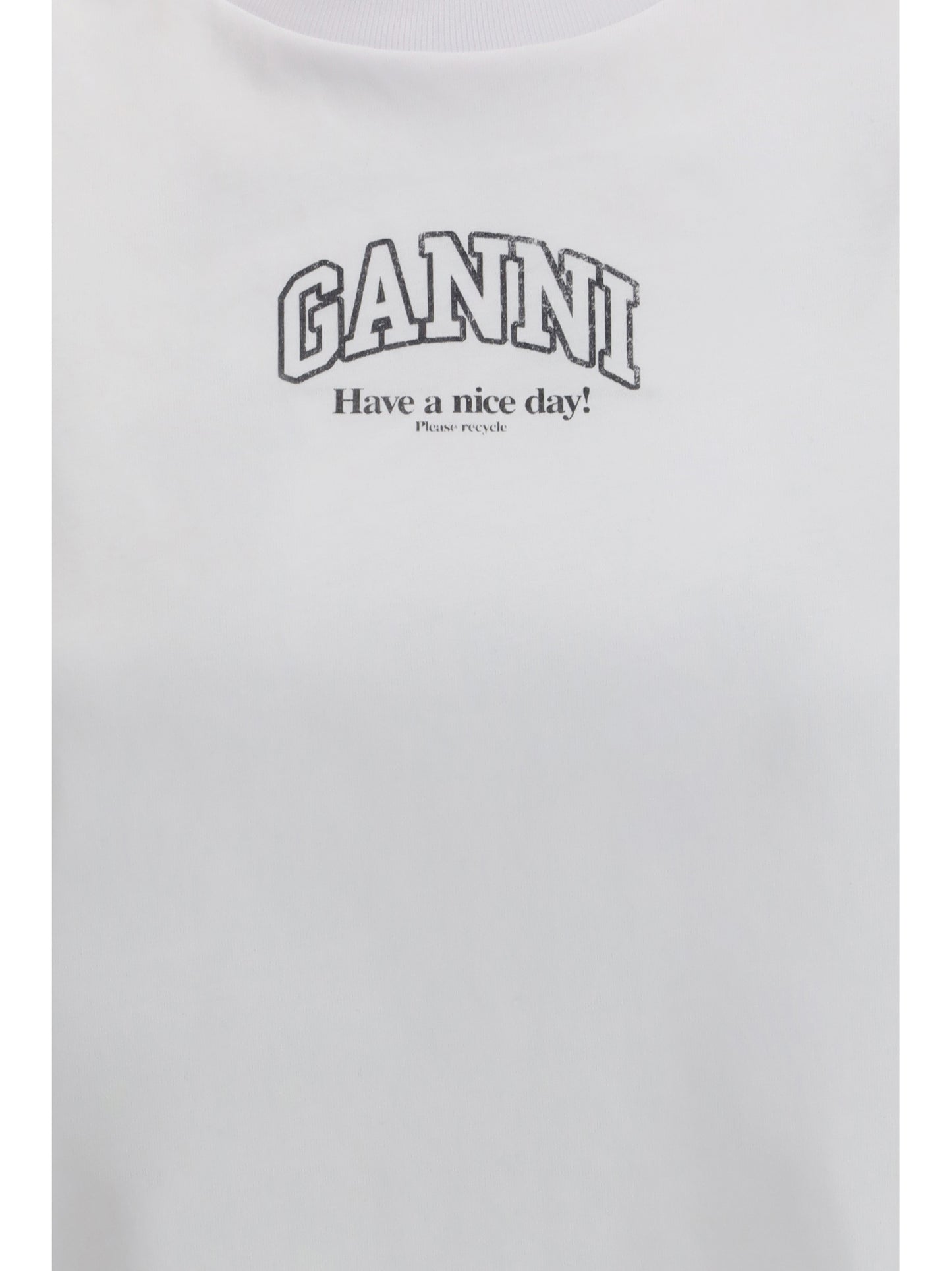 Ganni Women Crewneck T-Shirt GANNI