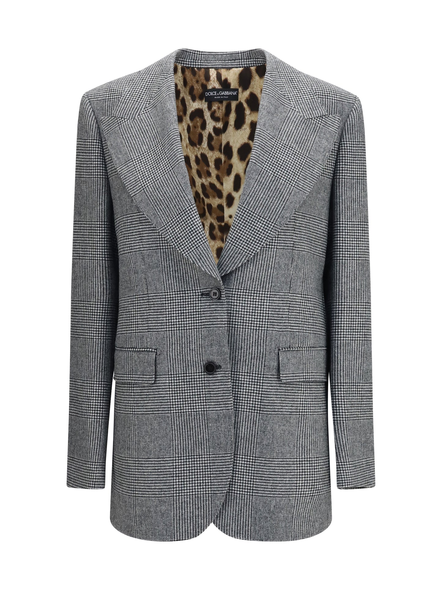 Dolce & Gabbana Women Prince Of Wales Single Breasted Blazer DOLCE & GABBANA
