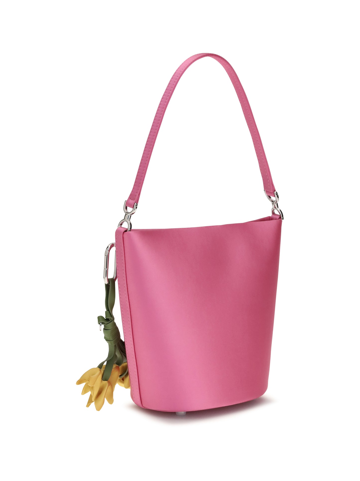 Self-Portrait Women Satin Bucket Bag SELF-PORTRAIT