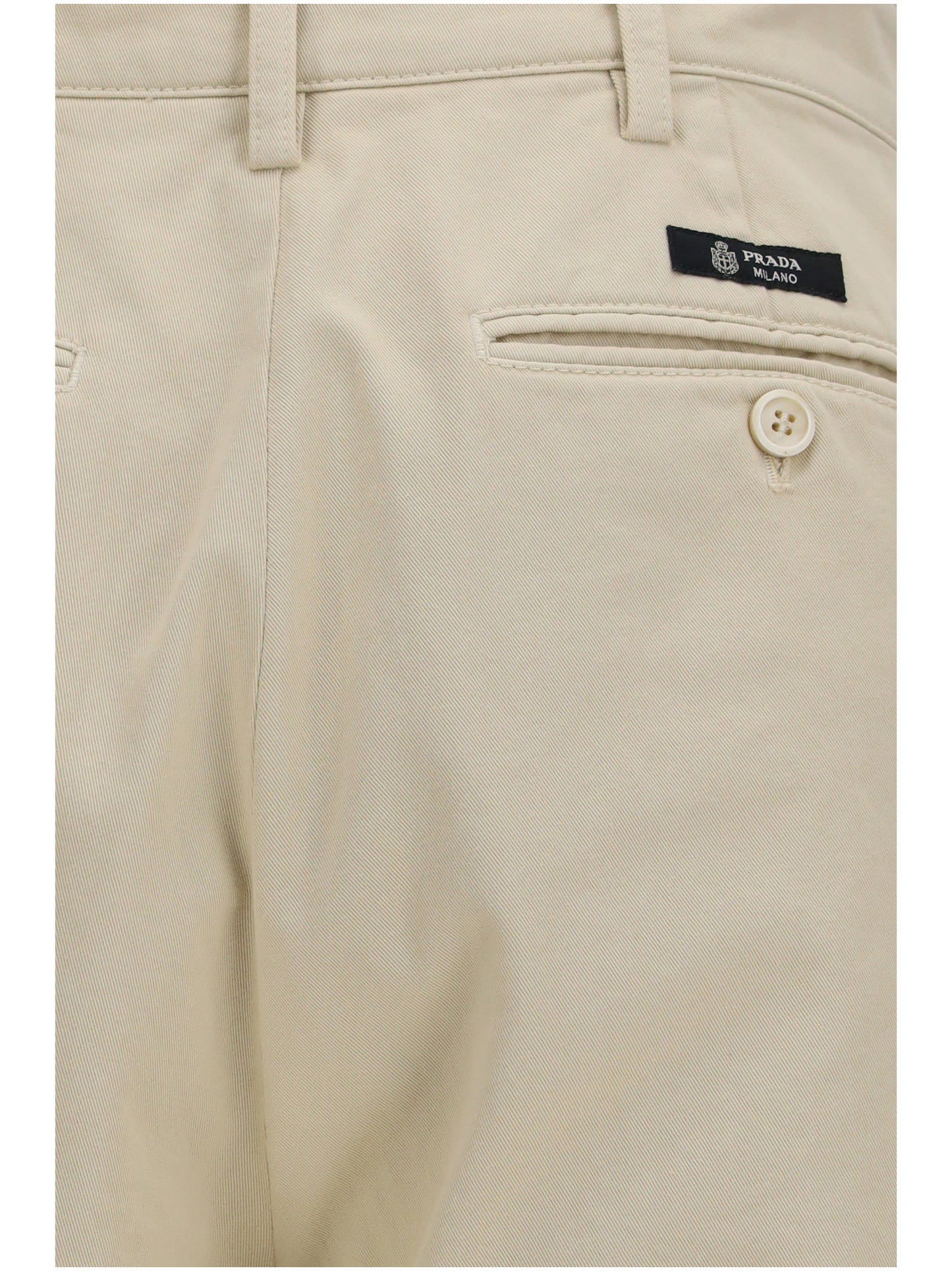 Prada Men Straight-Leg Cotton Pants PRADA