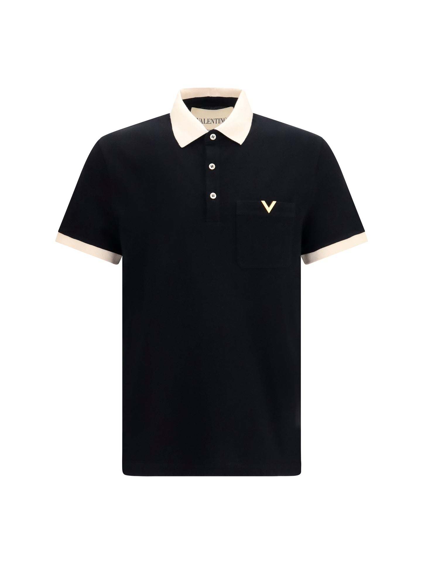Valentino Men Polo With Contrast Trims VALENTINO