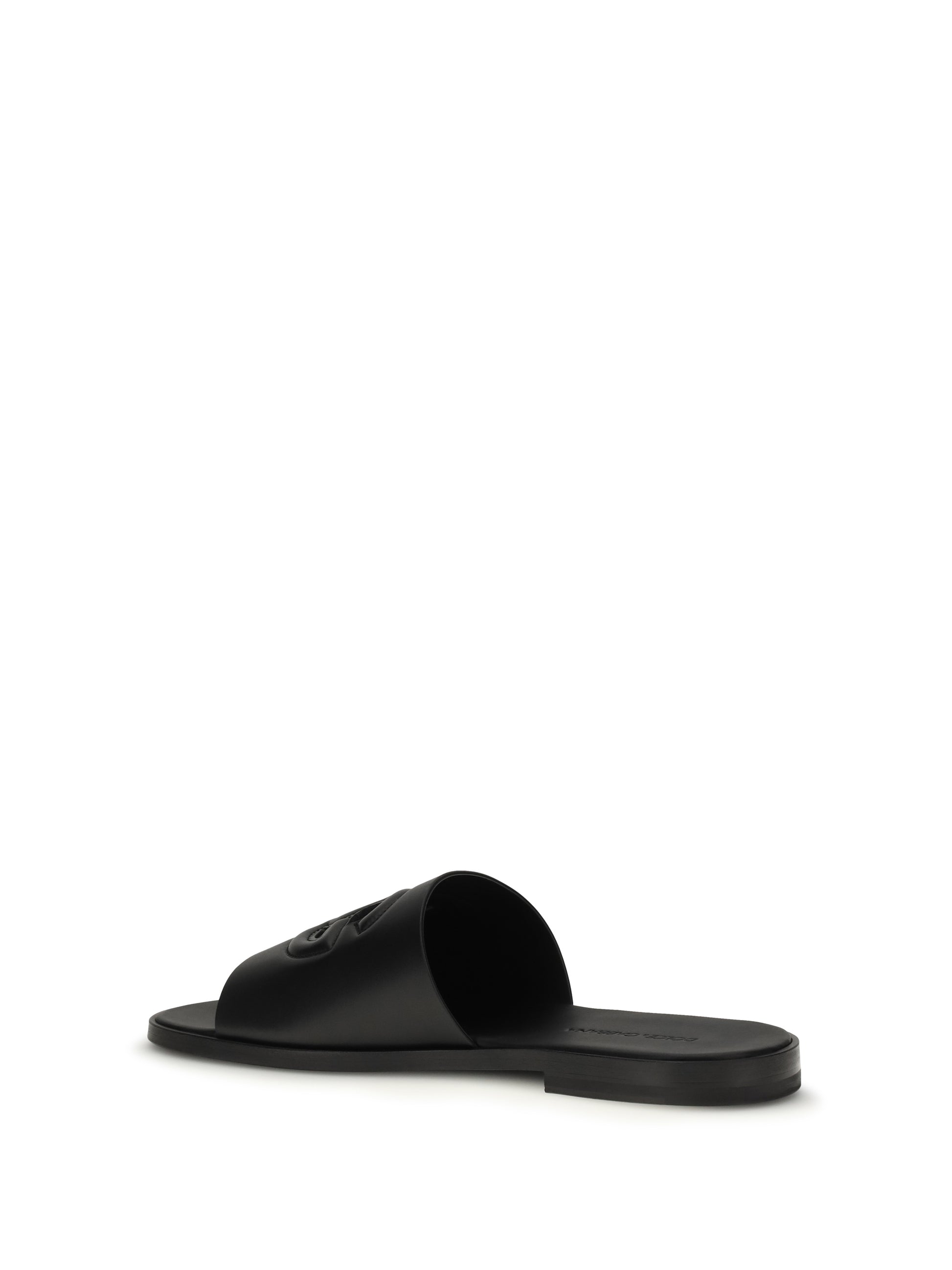 Dolce & Gabbana Men Embossed Logo Sandals DOLCE & GABBANA
