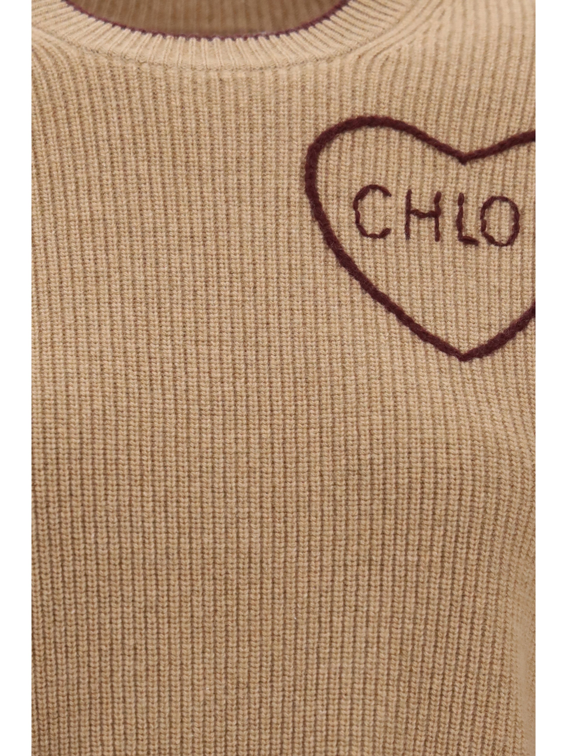 Chloé Women Heart-Logo Sweater CHLOE