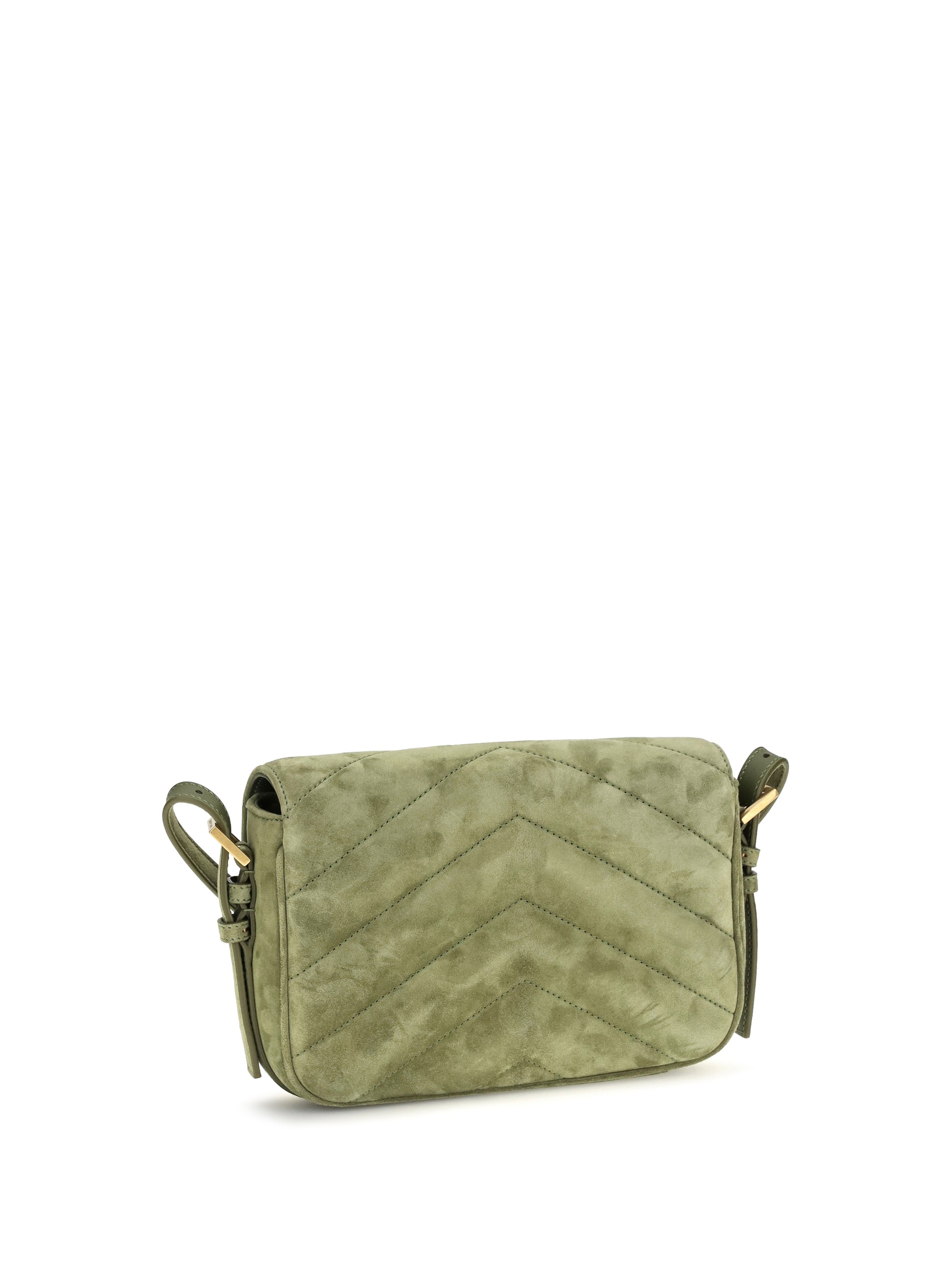Saint Laurent Women Small Loulou Matelassé Suede Shoulder Bag SAINT LAURENT