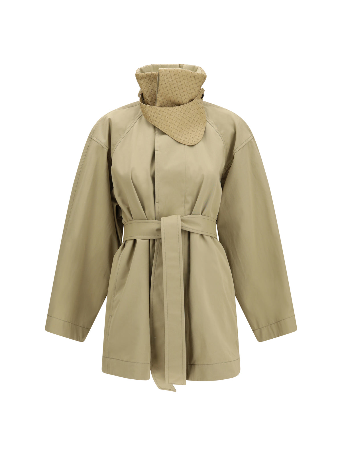 Bottega Veneta Women Cotton Trench Coat BOTTEGA VENETA
