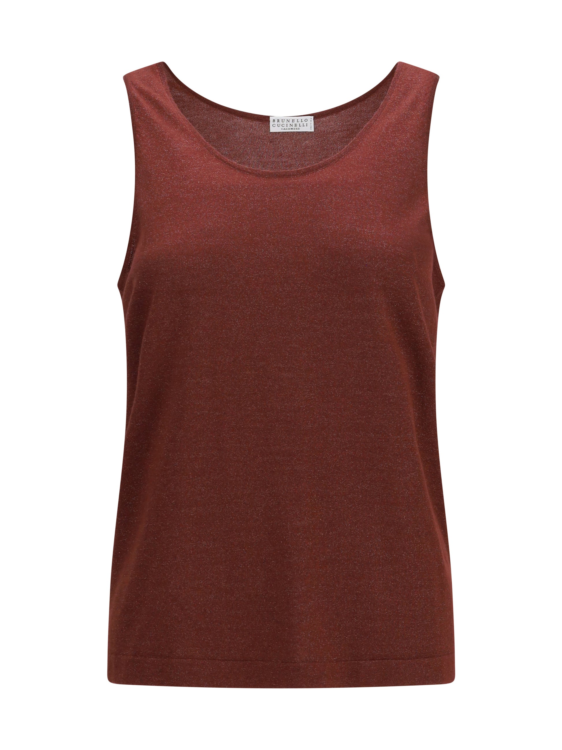 Brunello Cucinelli Women Luminous Knit Tank Top BRUNELLO CUCINELLI