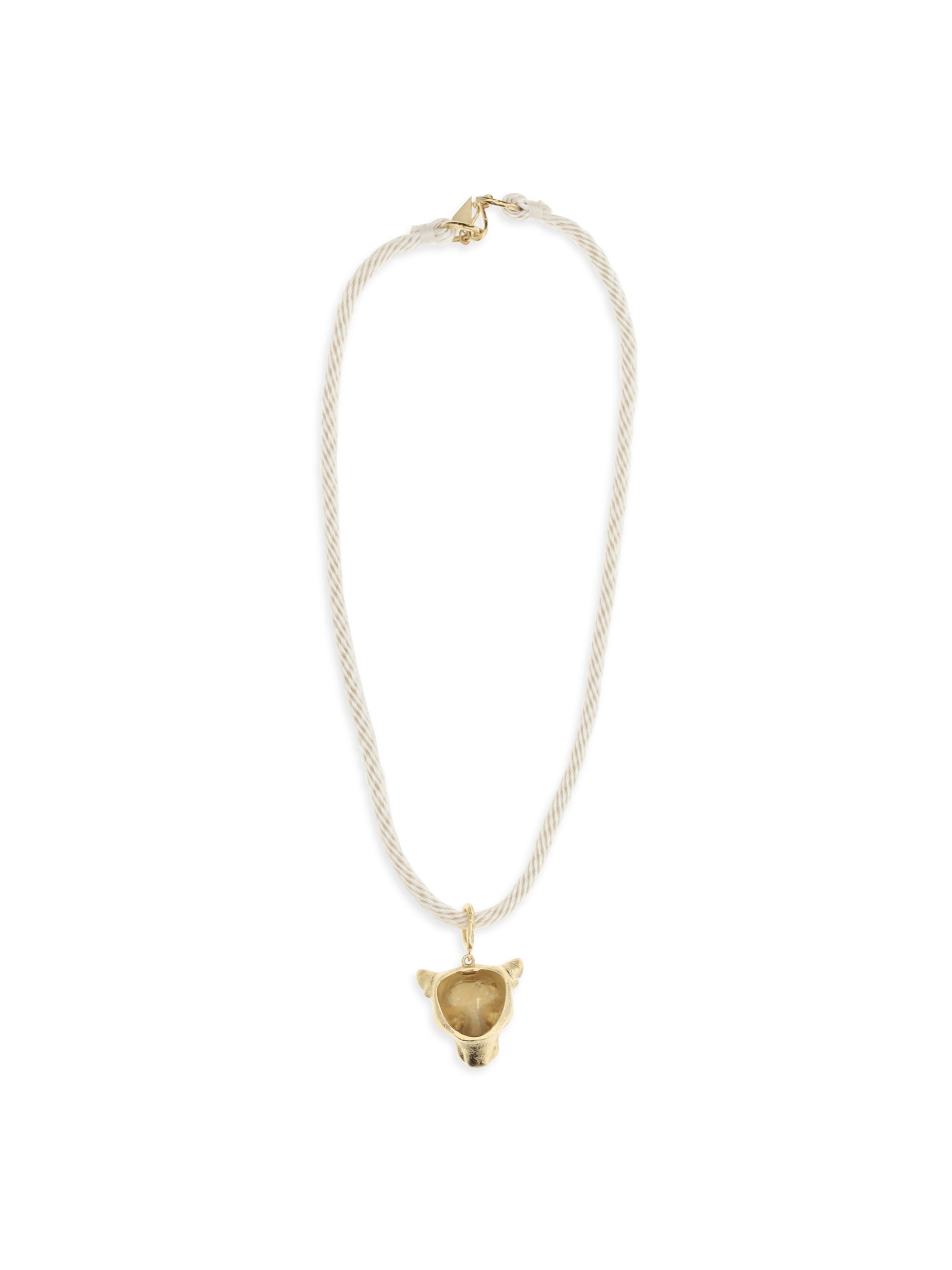 Forte_Forte Women Sculpture Necklace With Puma Pendant FORTE FORTE