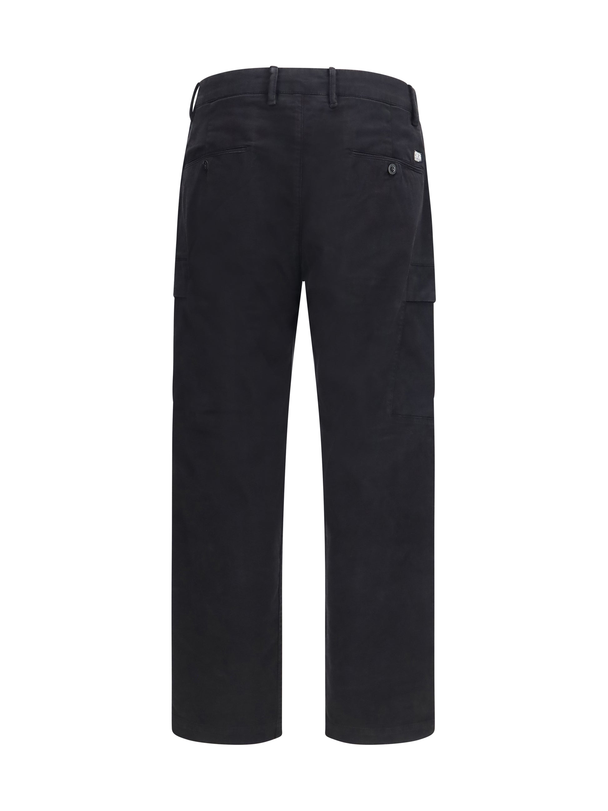 C.P. Company Men Stretch Cotton Satin Cargo Pants C.P. COMPANY