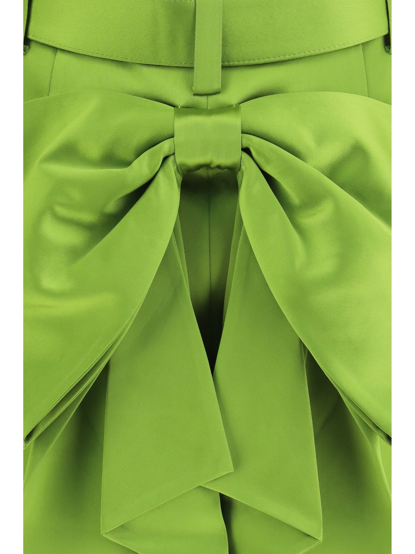 Self-Portrait Women Satin Bow Mini Skirt SELF-PORTRAIT