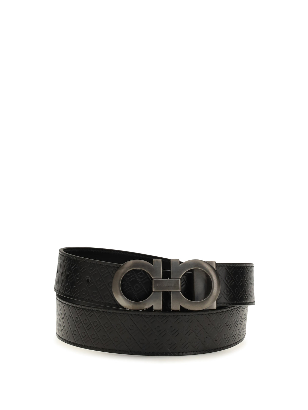 Ferragamo Men Reversible Gancini Leather Belt FERRAGAMO