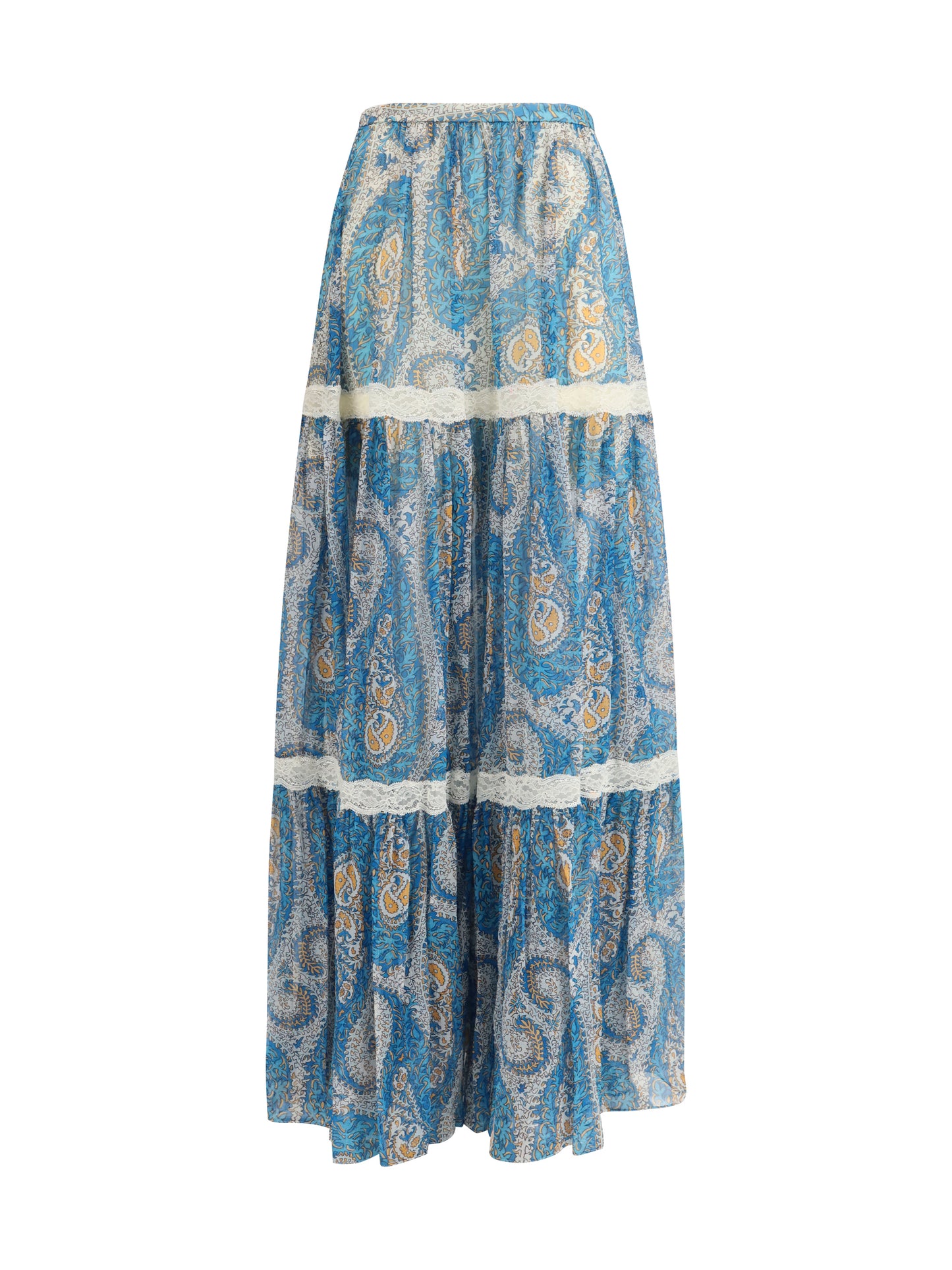 Etro Women Silk Crepon Maxi Skirt ETRO
