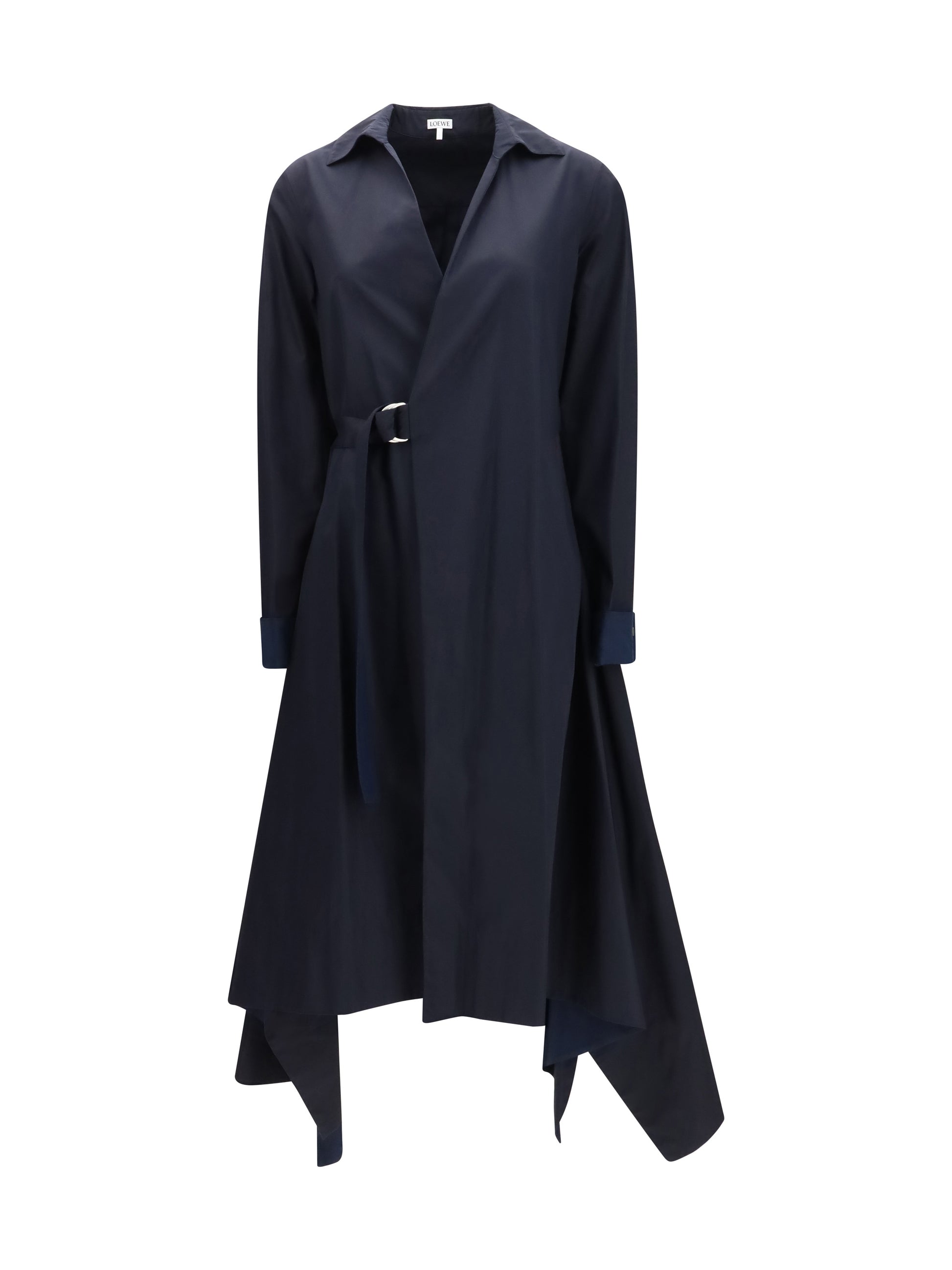 Loewe Women Layered Belted Midi Dress LOEWE