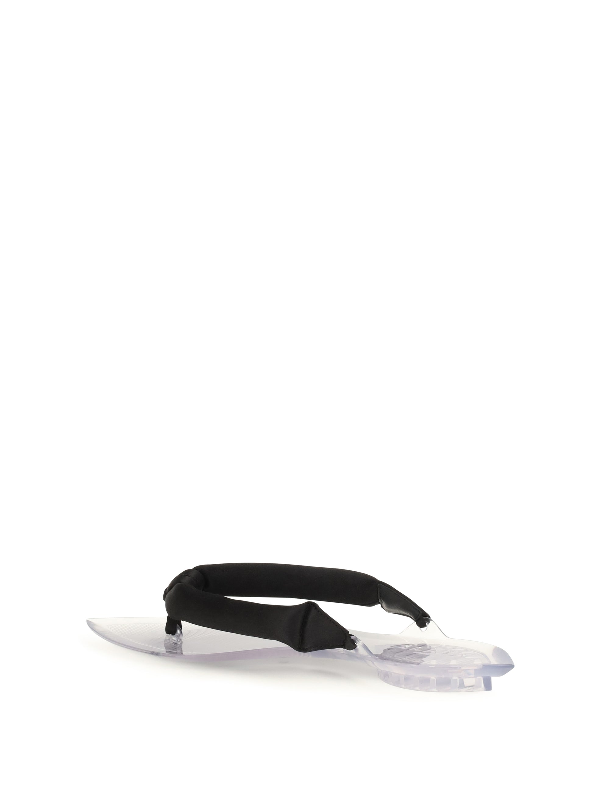 Alaïa Women Satin Flip-Flop Sandals ALAIA