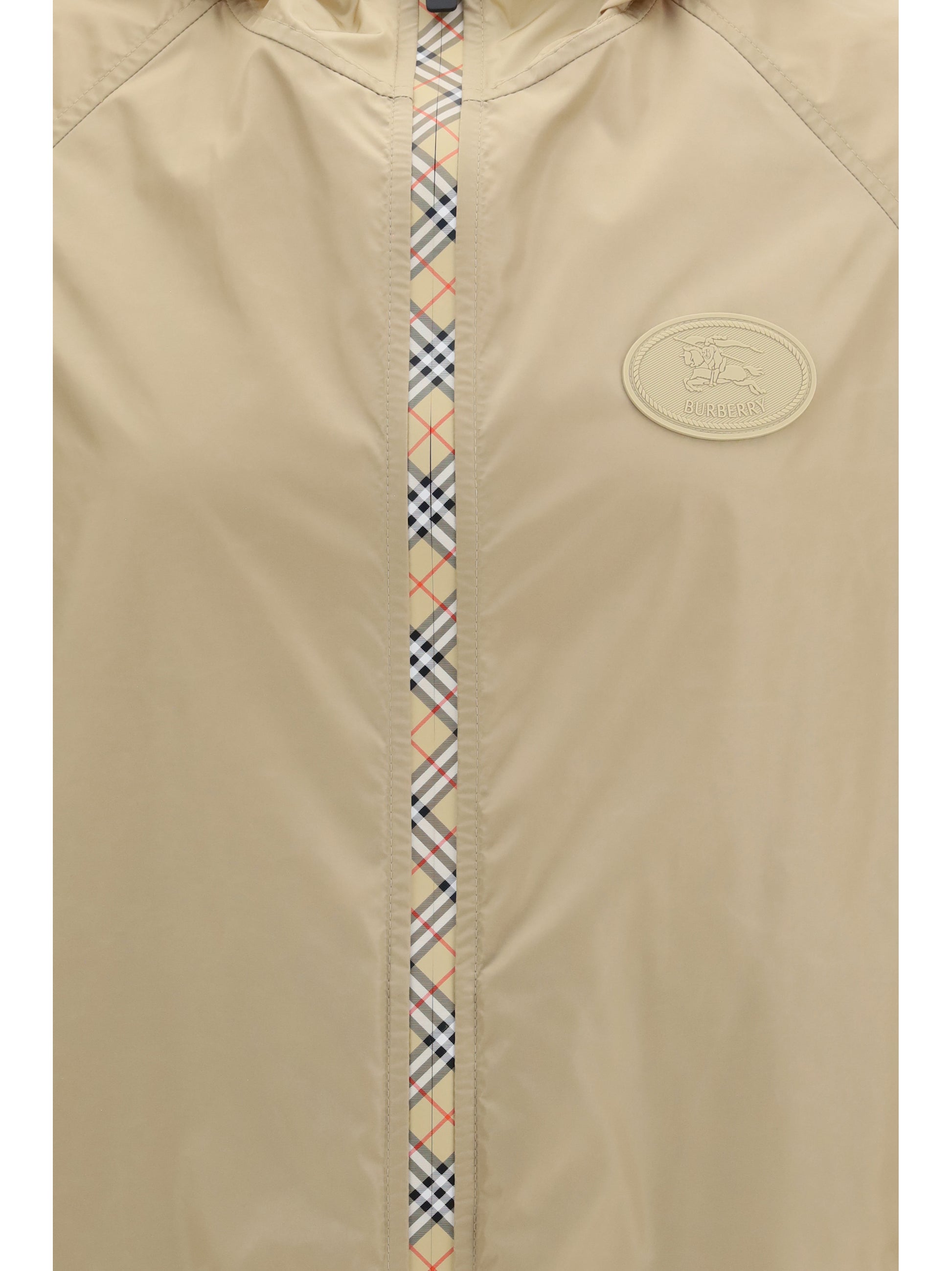Burberry Men Nylon Hooded Jacket BURBERRY