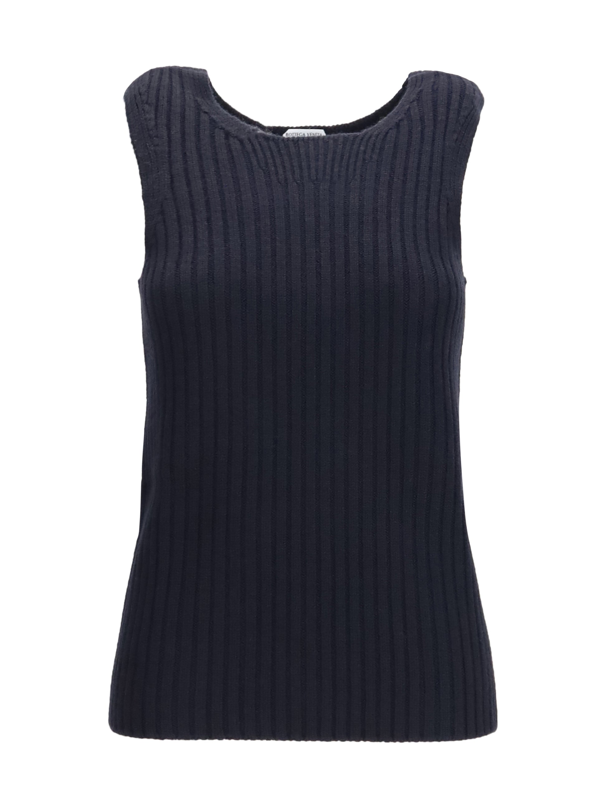 Bottega Veneta Women Merino Wool Ribbed Tank Top BOTTEGA VENETA