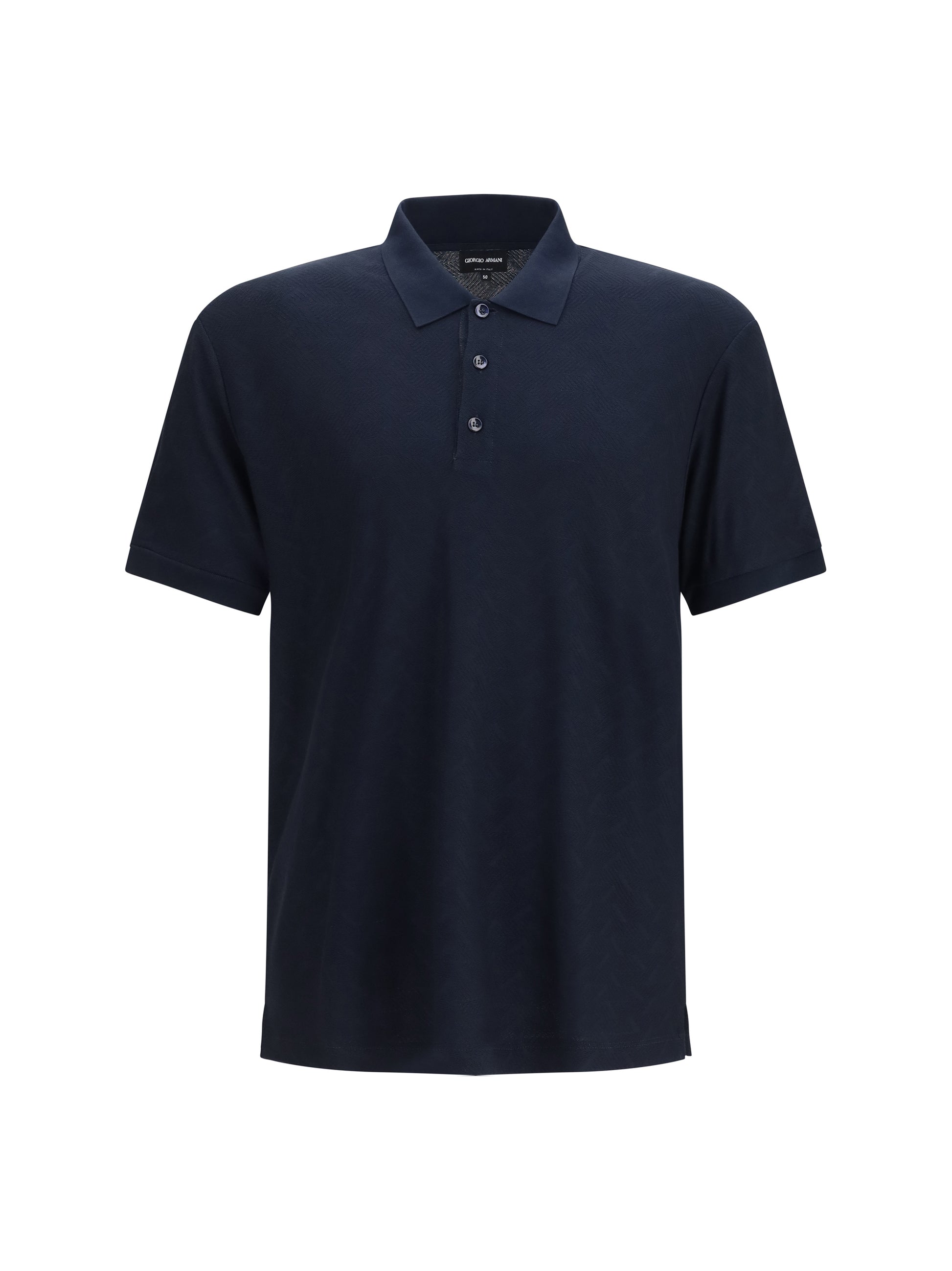 Giorgio Armani Men Viscose And Polyester Polo Shirt GIORGIO ARMANI
