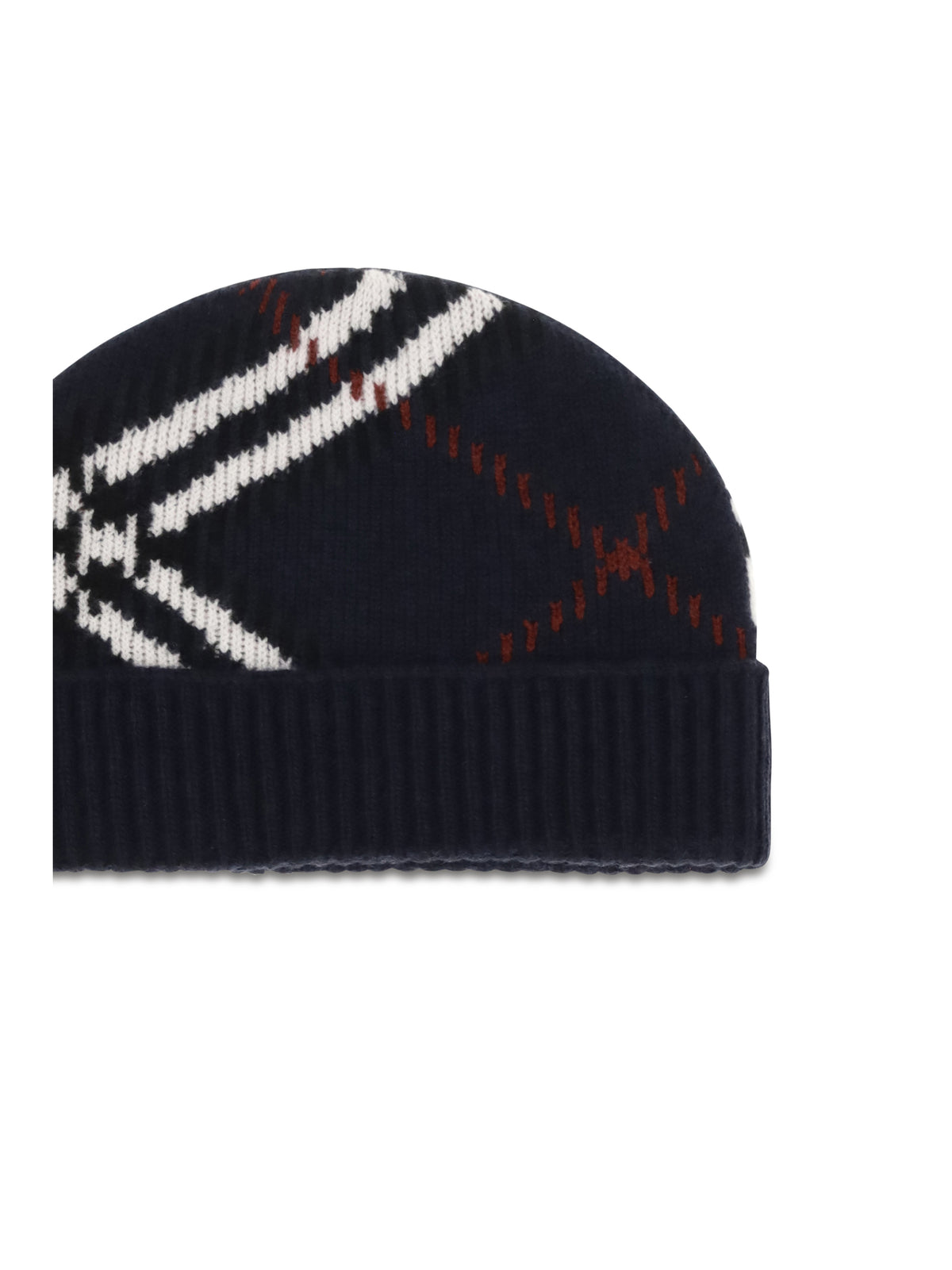 Burberry Women Check Cashmere-Blend Beanie BURBERRY