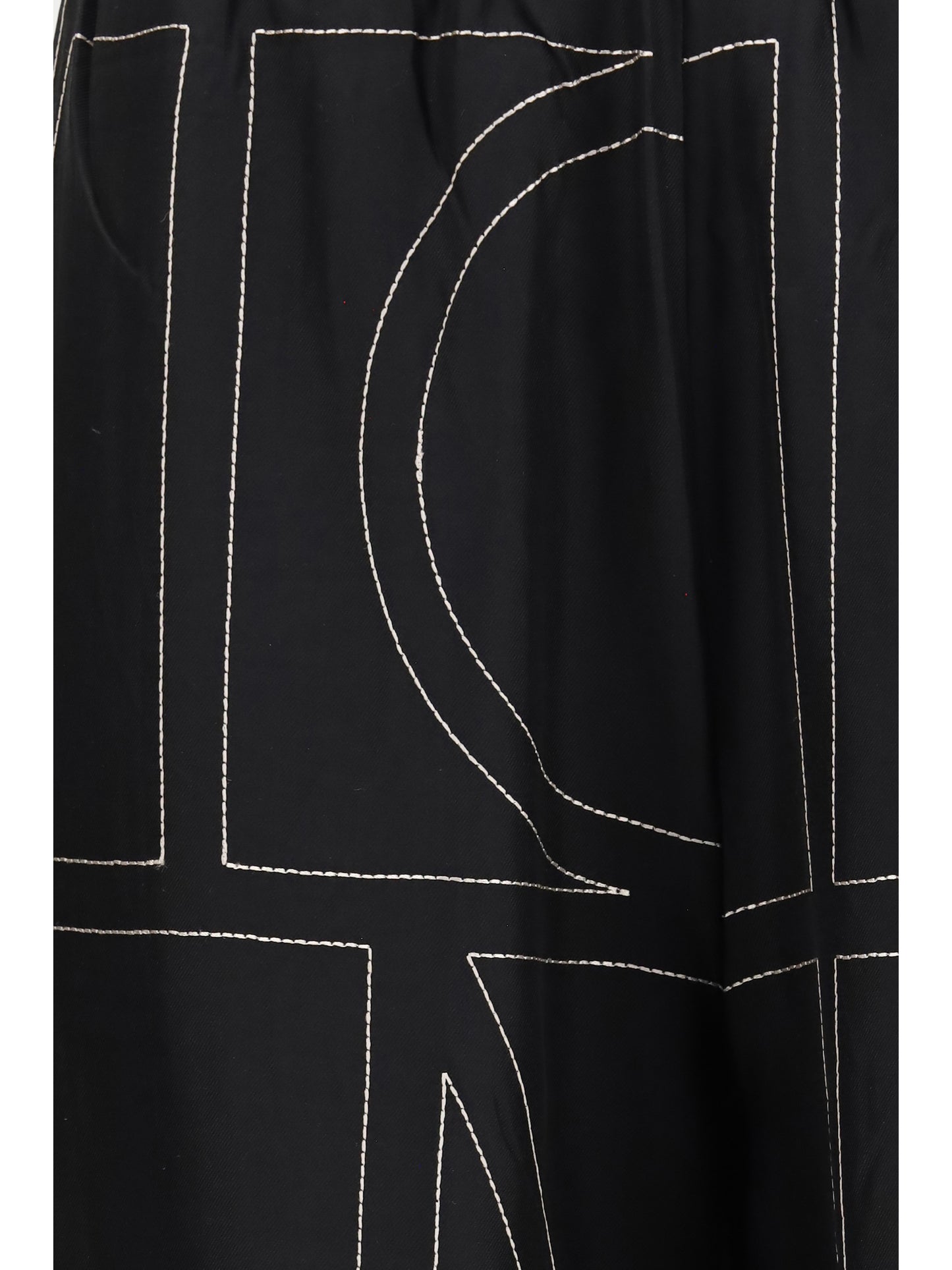 Toteme Women Silk Monogram Pants TOTEME