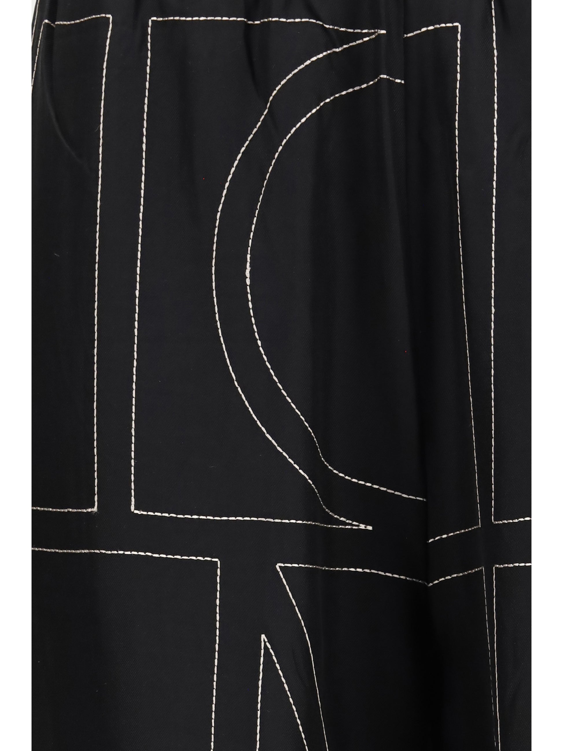 Toteme Women Silk Monogram Pants TOTEME