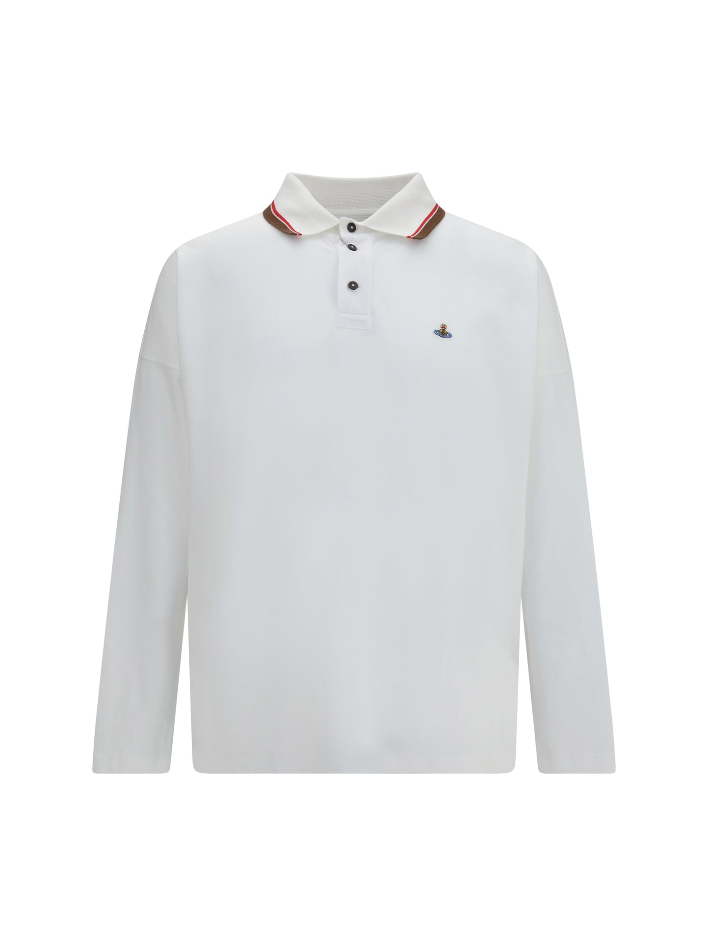 Vivienne Westwood Men Oversized Long-Sleeve Polo VIVIENNE WESTWOOD