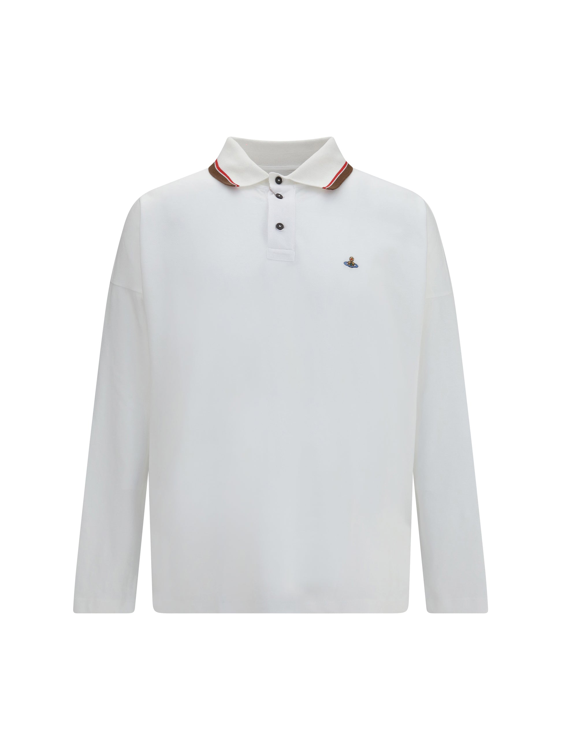 Vivienne Westwood Men Oversized Long-Sleeve Polo VIVIENNE WESTWOOD
