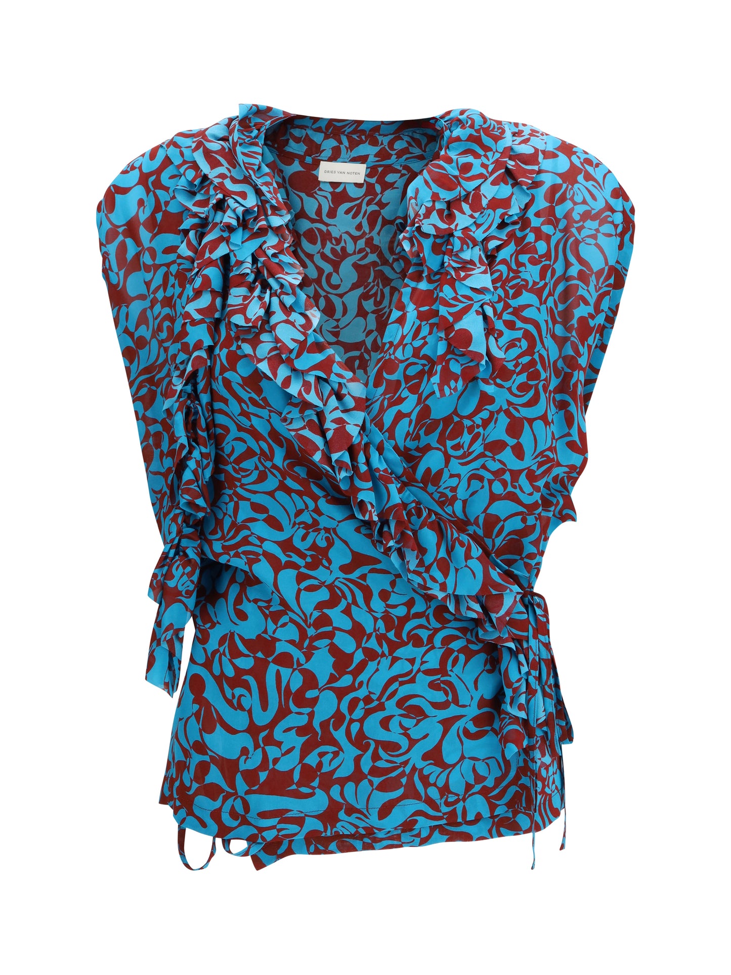 Dries Van Noten Women Printed Cotton Blouse DRIES VAN NOTEN