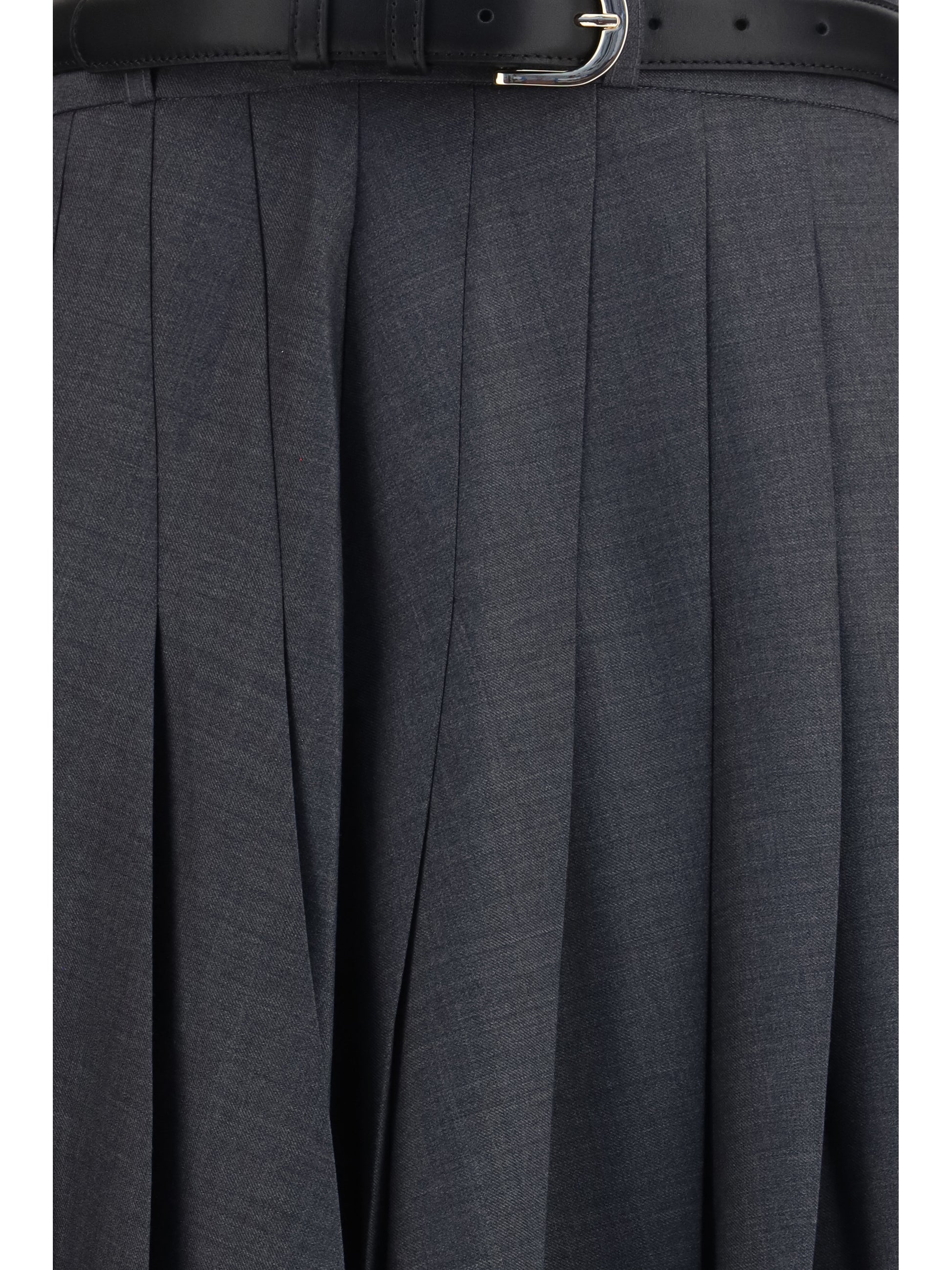 Self-Portrait Women Pleated Maxi Skirt SELF-PORTRAIT