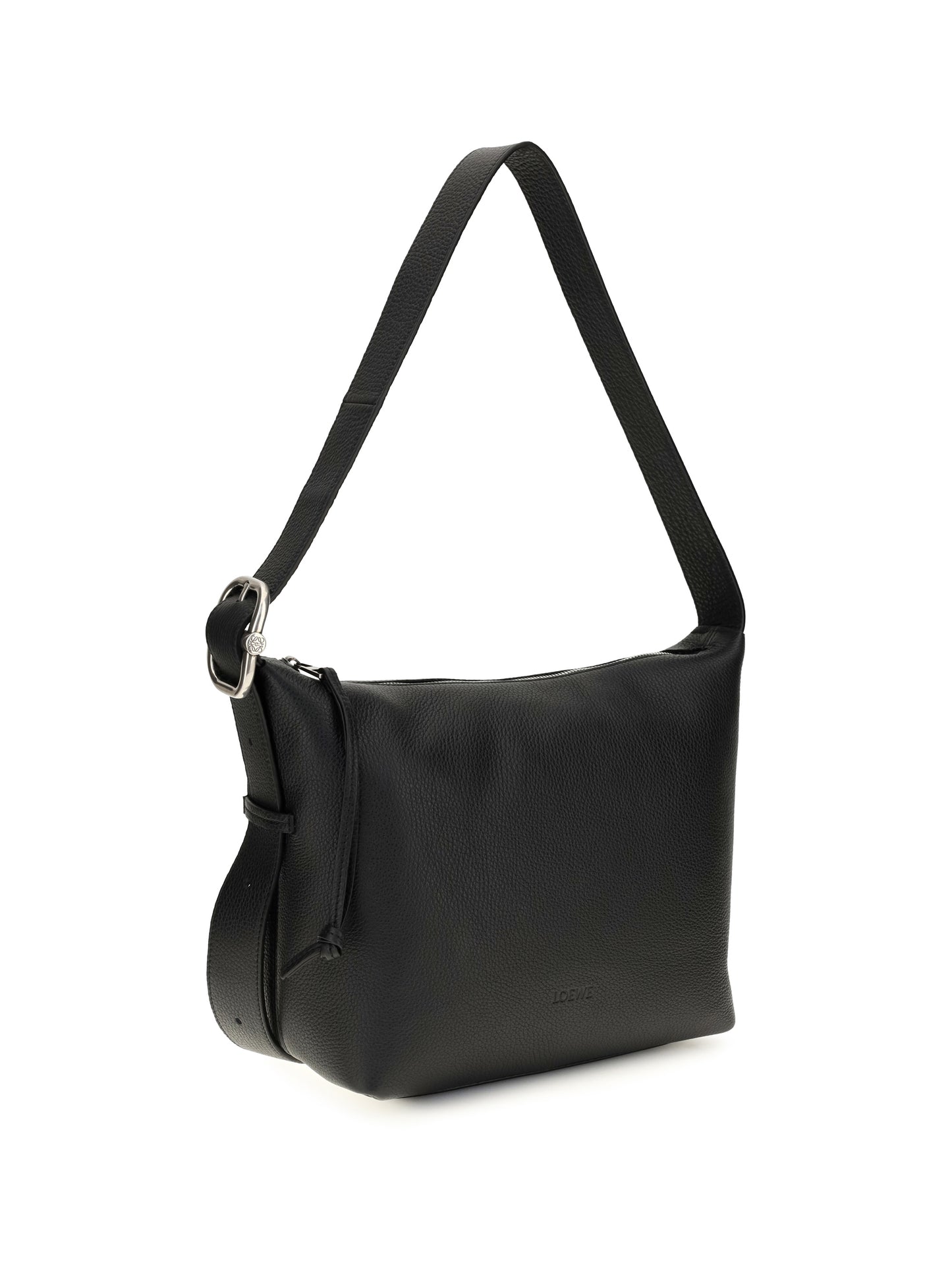 Loewe Men Medium Loop Hobo Bag In Grained Calfskin LOEWE