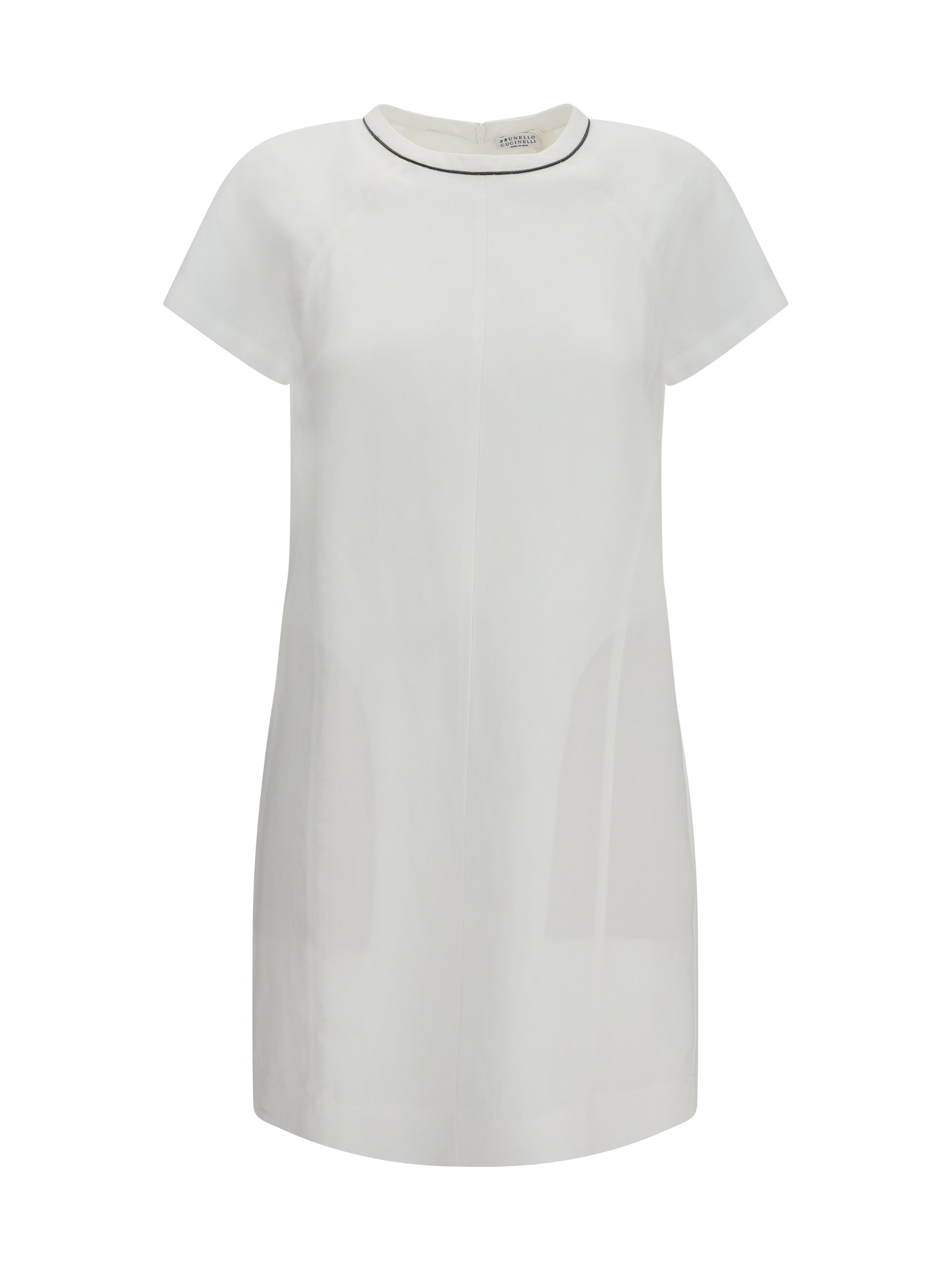 Brunello Cucinelli Women Midi Linen Dress BRUNELLO CUCINELLI