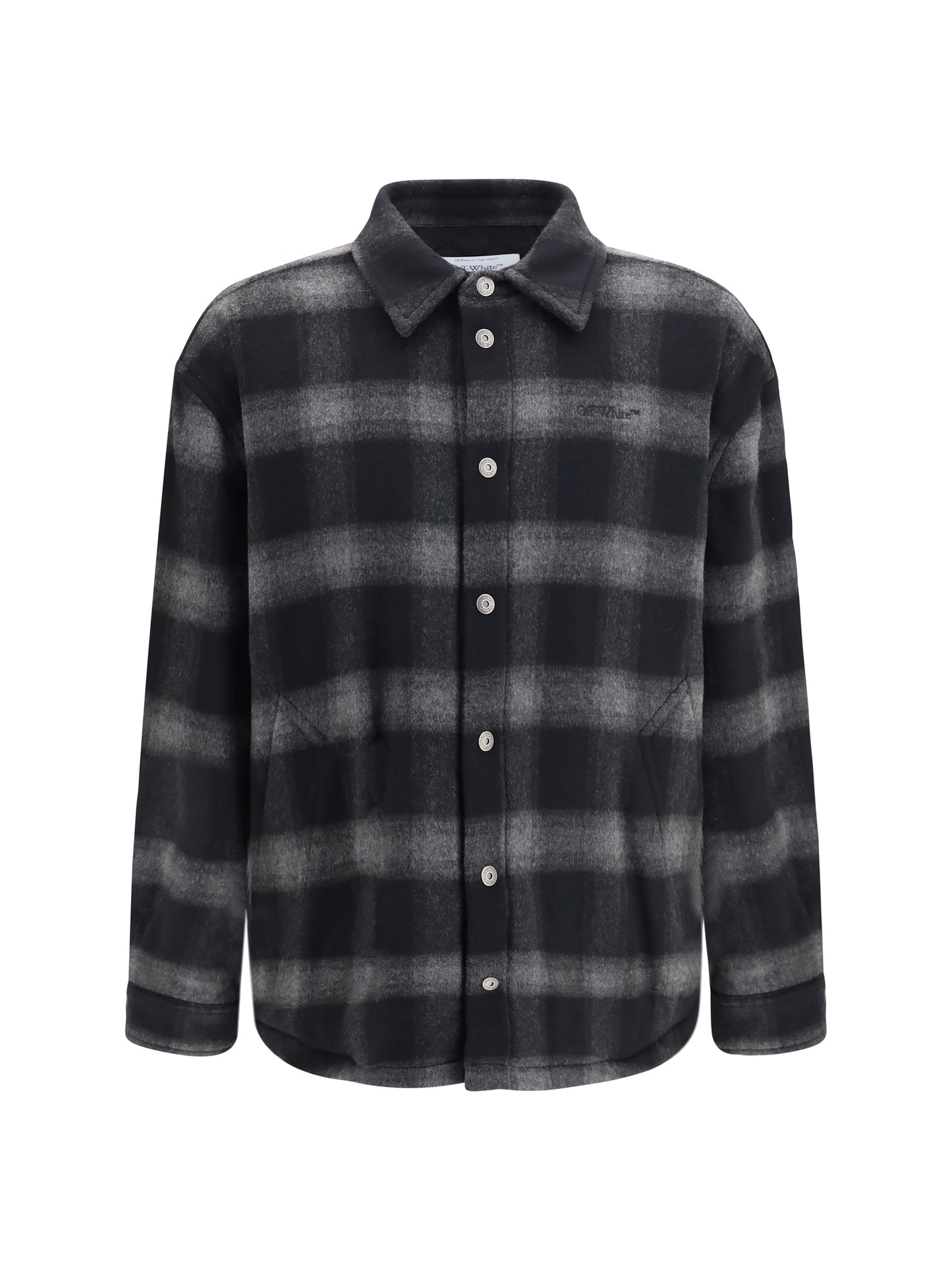 Off-White Men Padded Flannel Jacket OFF-WHITE