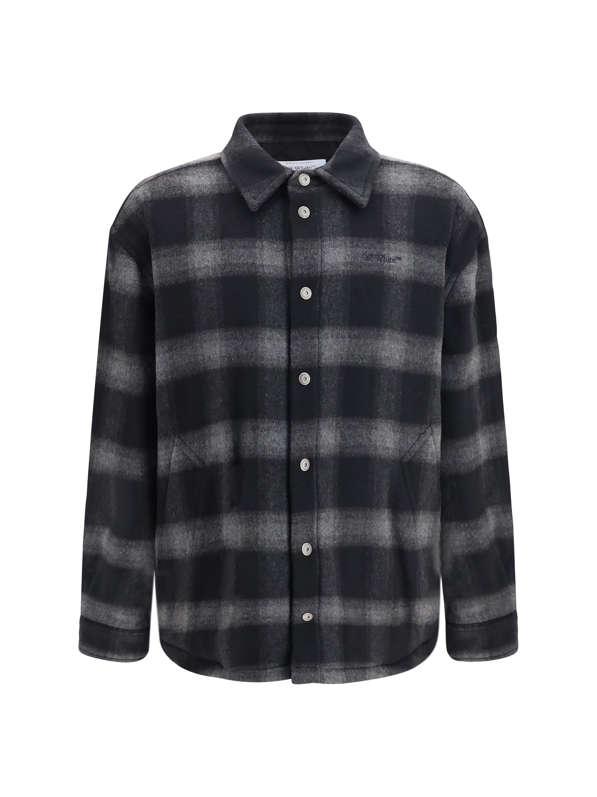 Off-White Men Padded Flannel Jacket OFF-WHITE