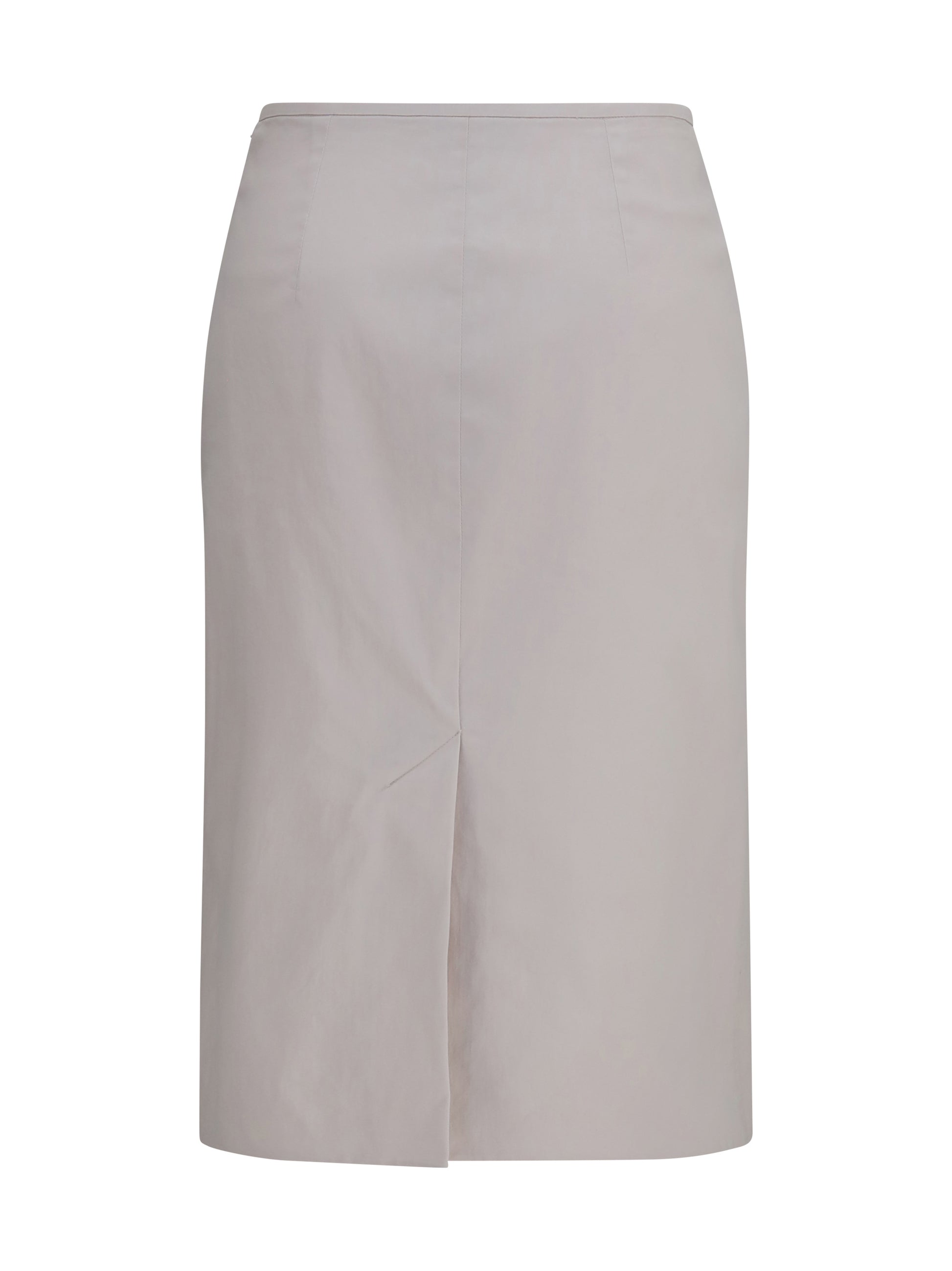 Miu Miu Women Stretch Cotton-Blend Midi Skirt MIU MIU