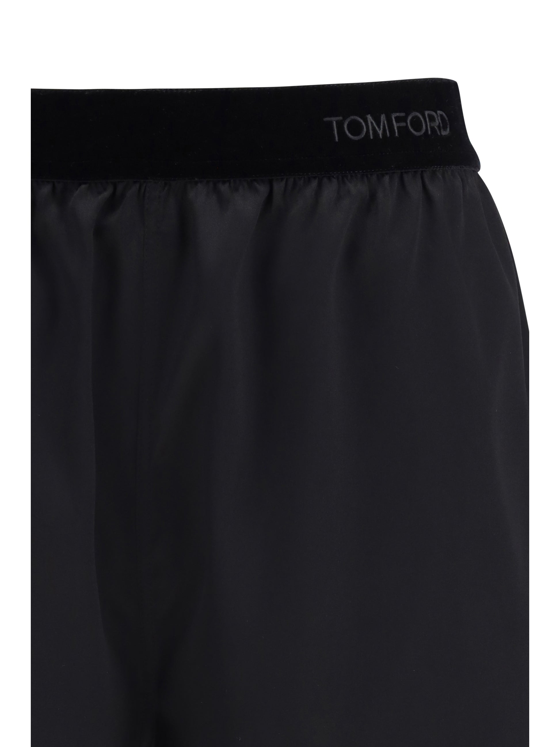 Tom Ford Women Stretch Silk Satin Pj Shorts TOM FORD