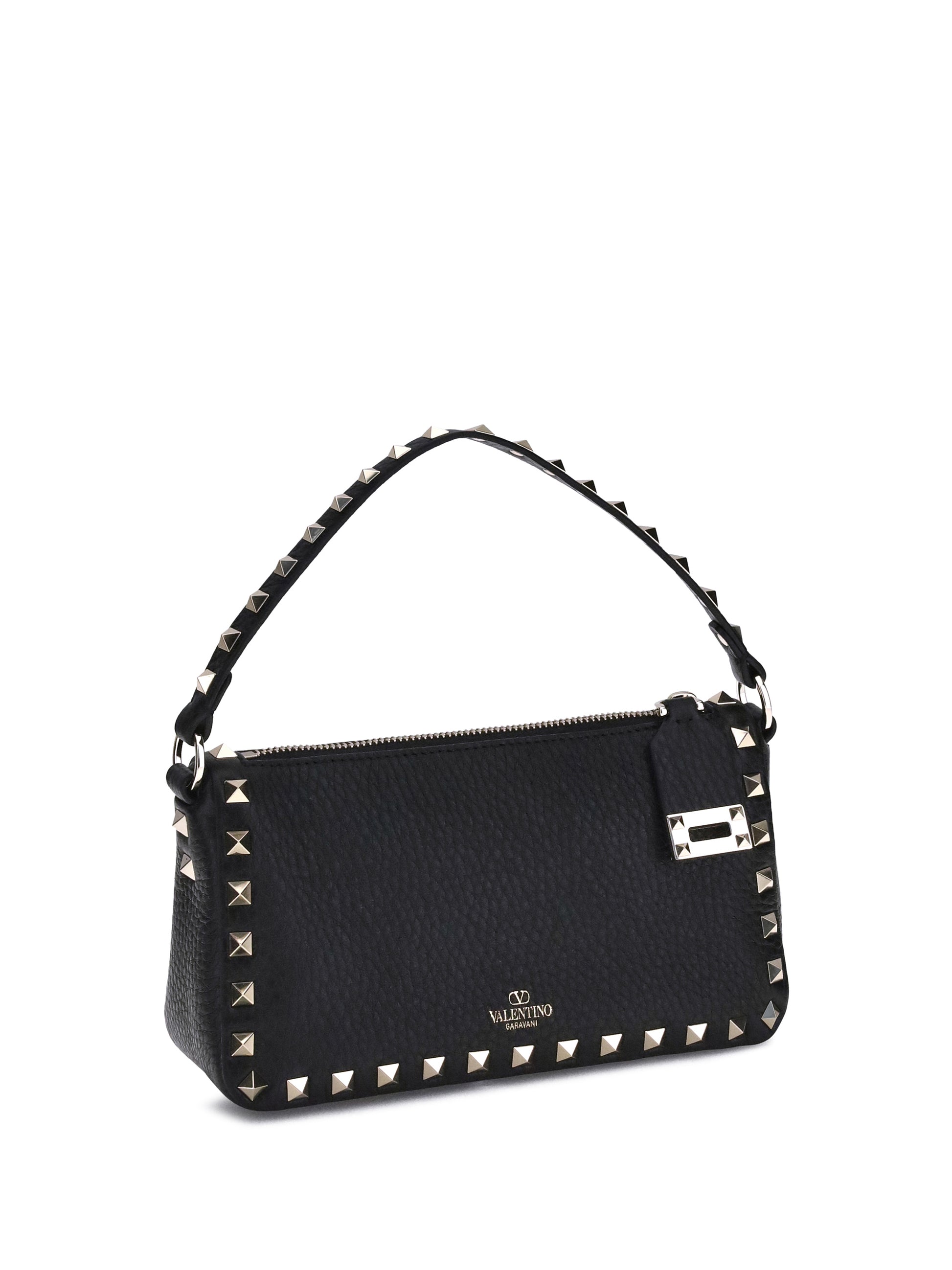 Valentino Garavani Women Rockstud Leather Shoulder Bag VALENTINO GARAVANI