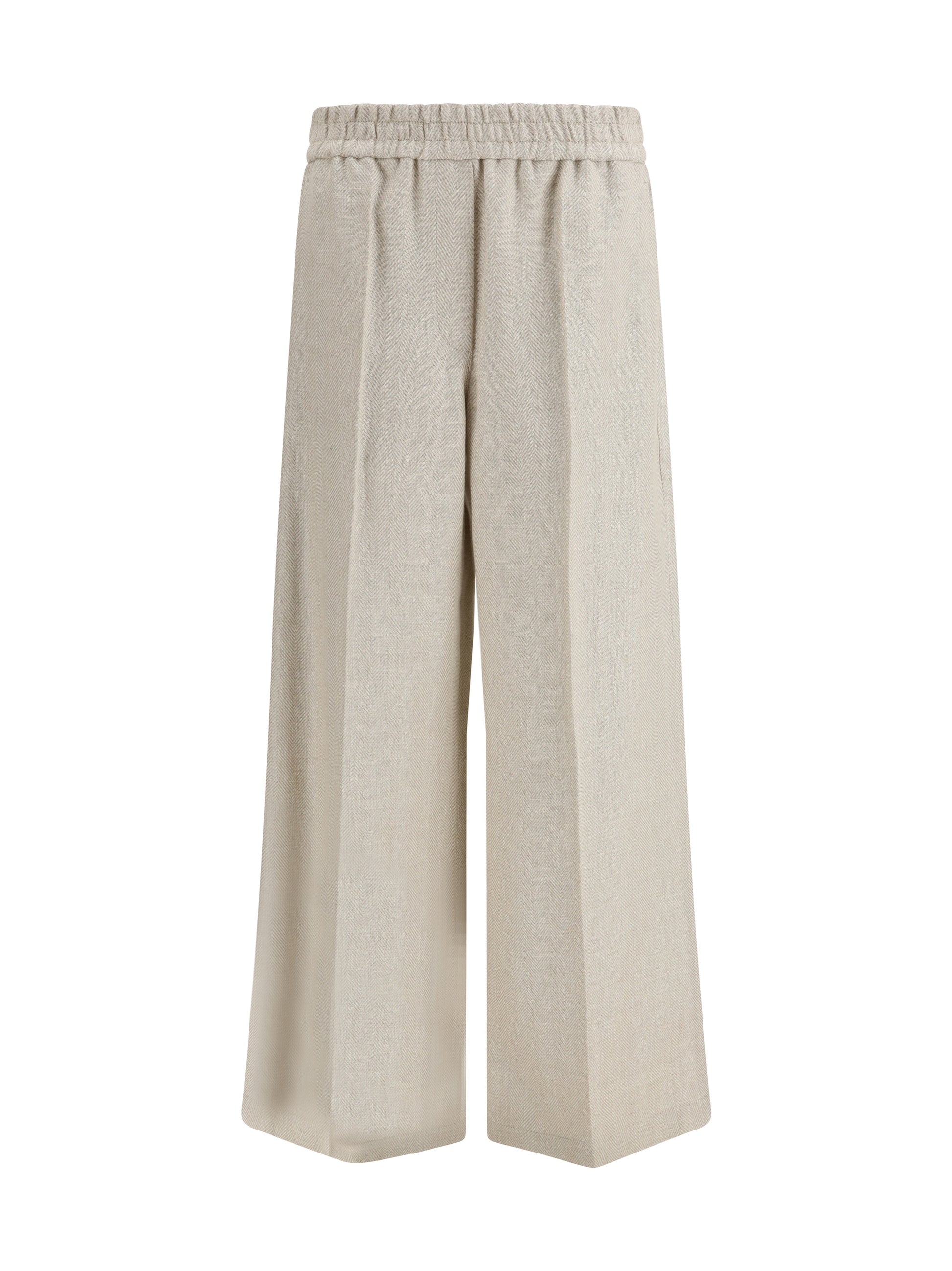 Brunello Cucinelli Women Elasticated-Waistband Pants BRUNELLO CUCINELLI