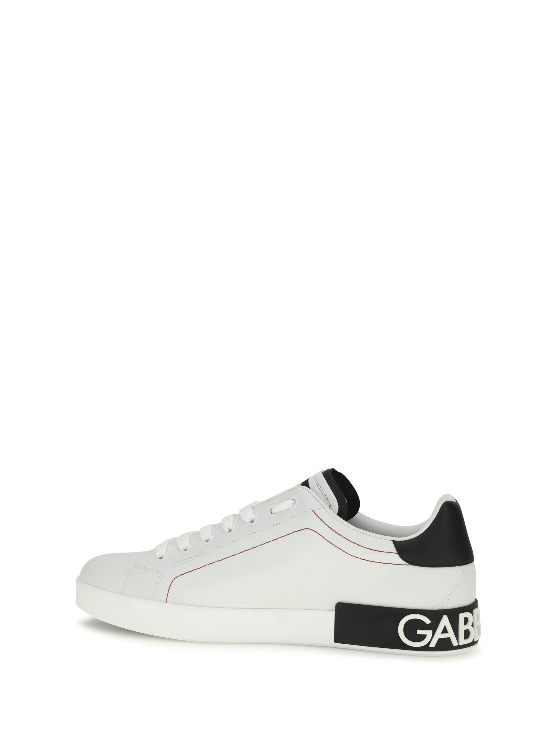 Dolce & Gabbana Men Portofino Leather Sneakers DOLCE & GABBANA