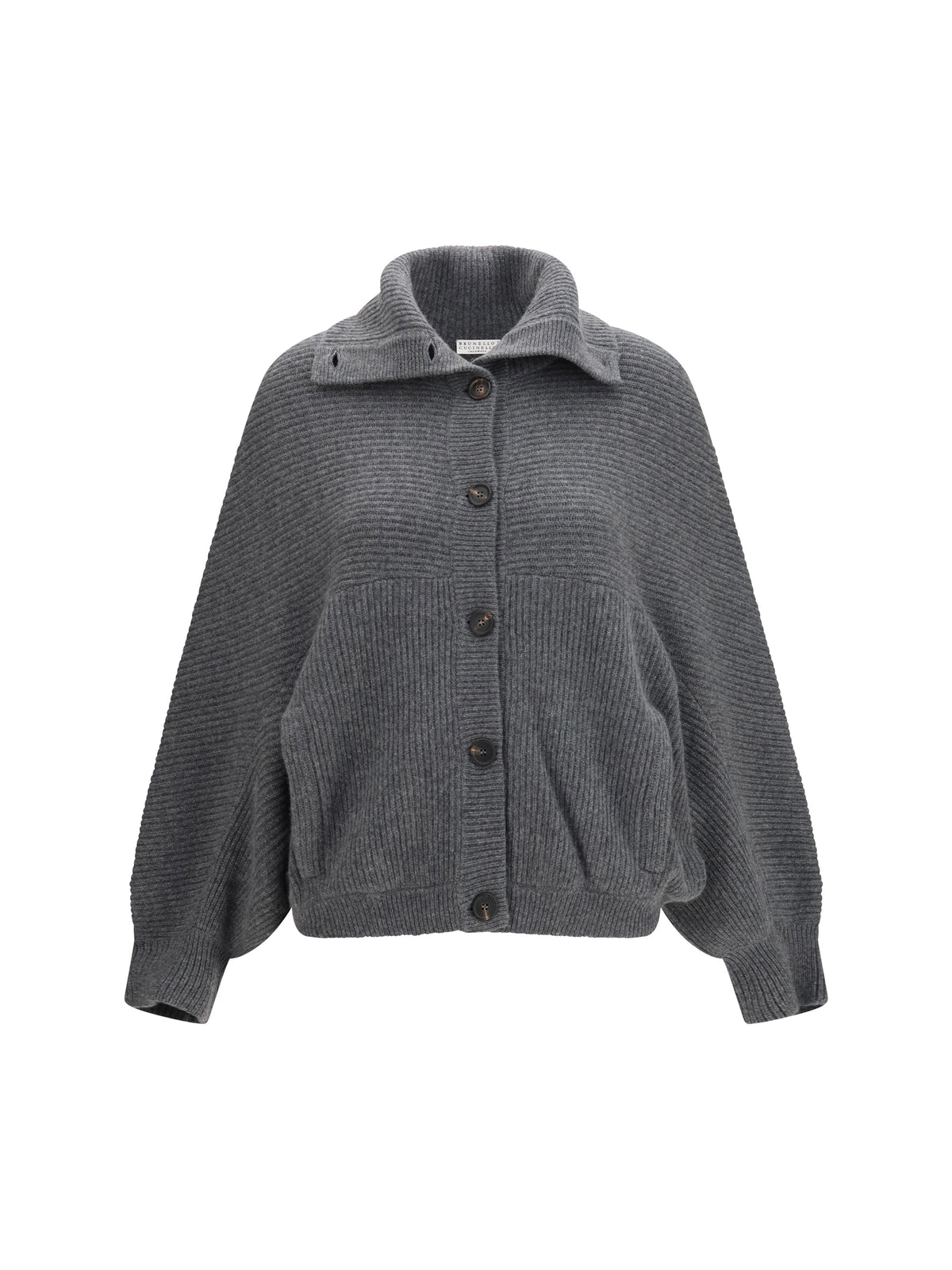 Brunello Cucinelli Women High Neck Cashmere Cardigan BRUNELLO CUCINELLI