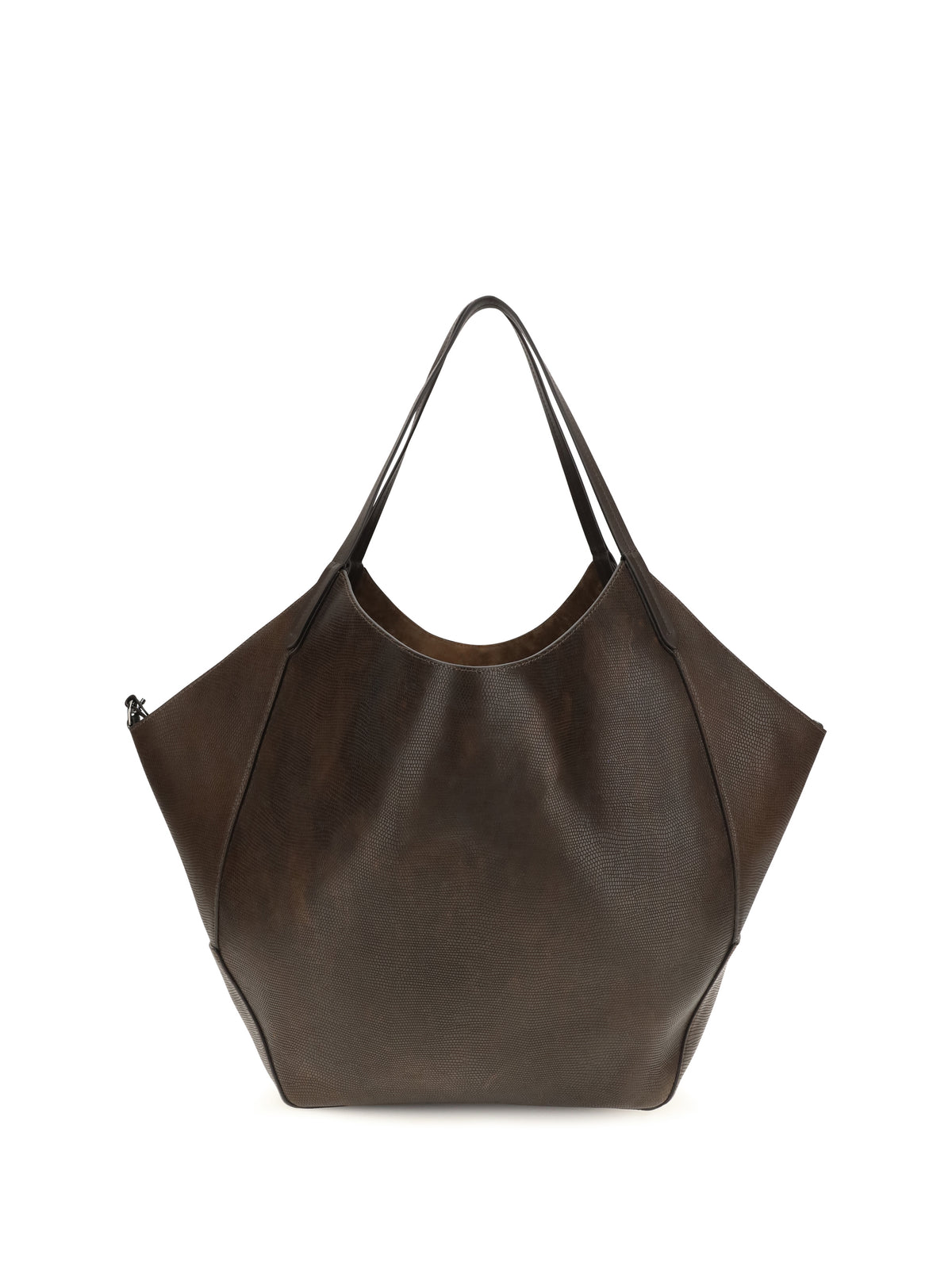 Brunello Cucinelli Women Leather Shopping Bag With Monili Detail BRUNELLO CUCINELLI