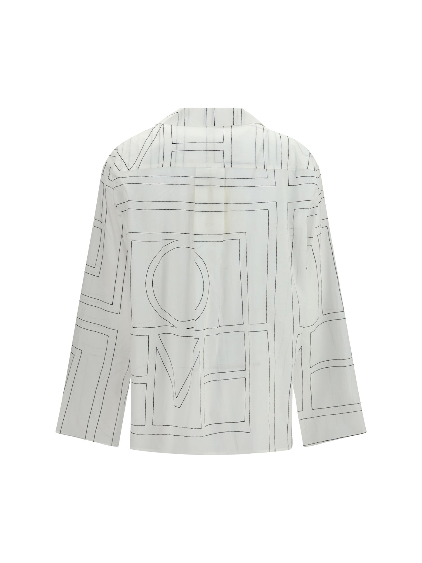 Toteme Women Pj Monogram Cotton Shirt TOTEME