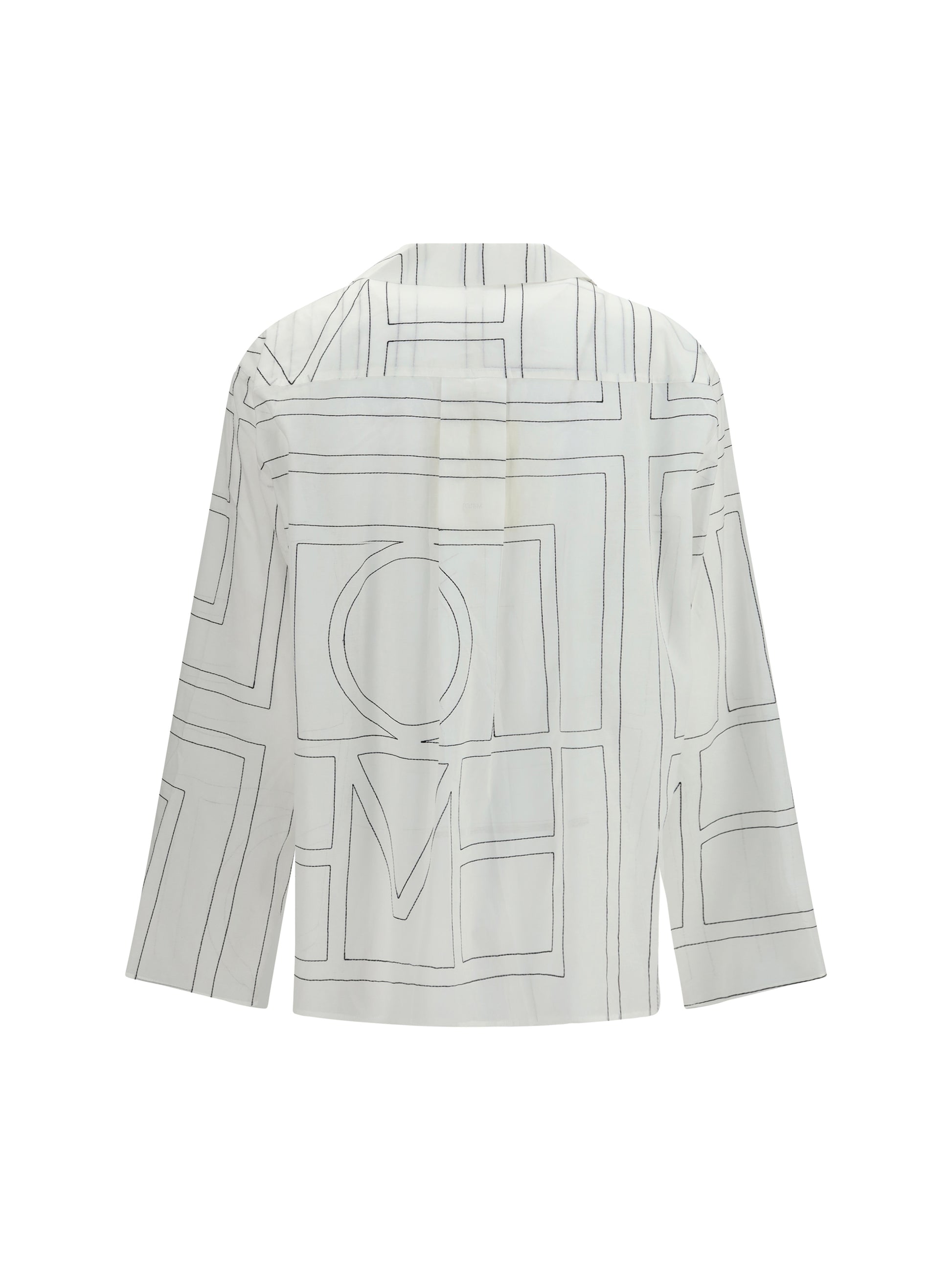 Toteme Women Pj Monogram Cotton Shirt TOTEME