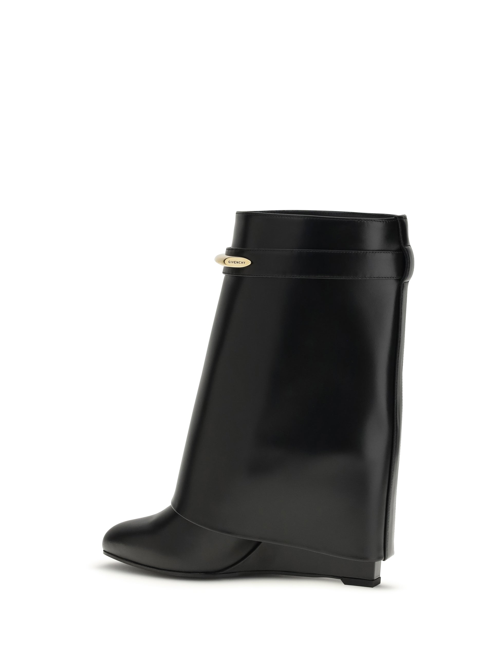 Givenchy Women Leather Shark Ankle Boots GIVENCHY